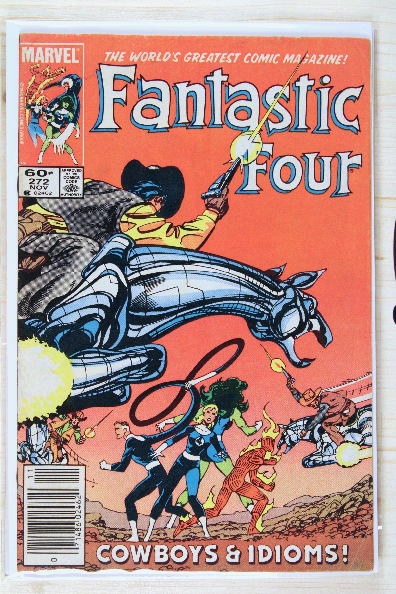 Fantastic Four #272 – Marvel (1984) 6.0 FN John Byrne story | Newsstand Edition