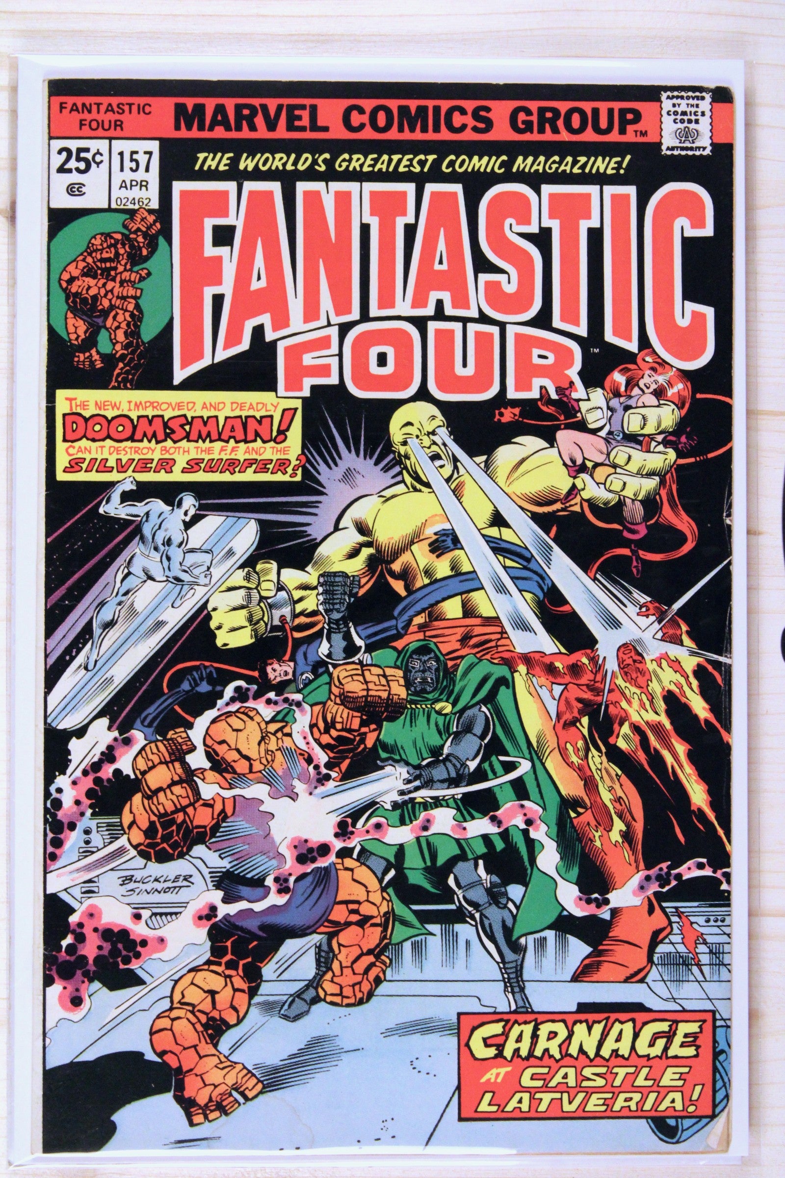 Fantastic Four #157 – Marvel (1975) 7.0 FN/VF Joe Sinnott