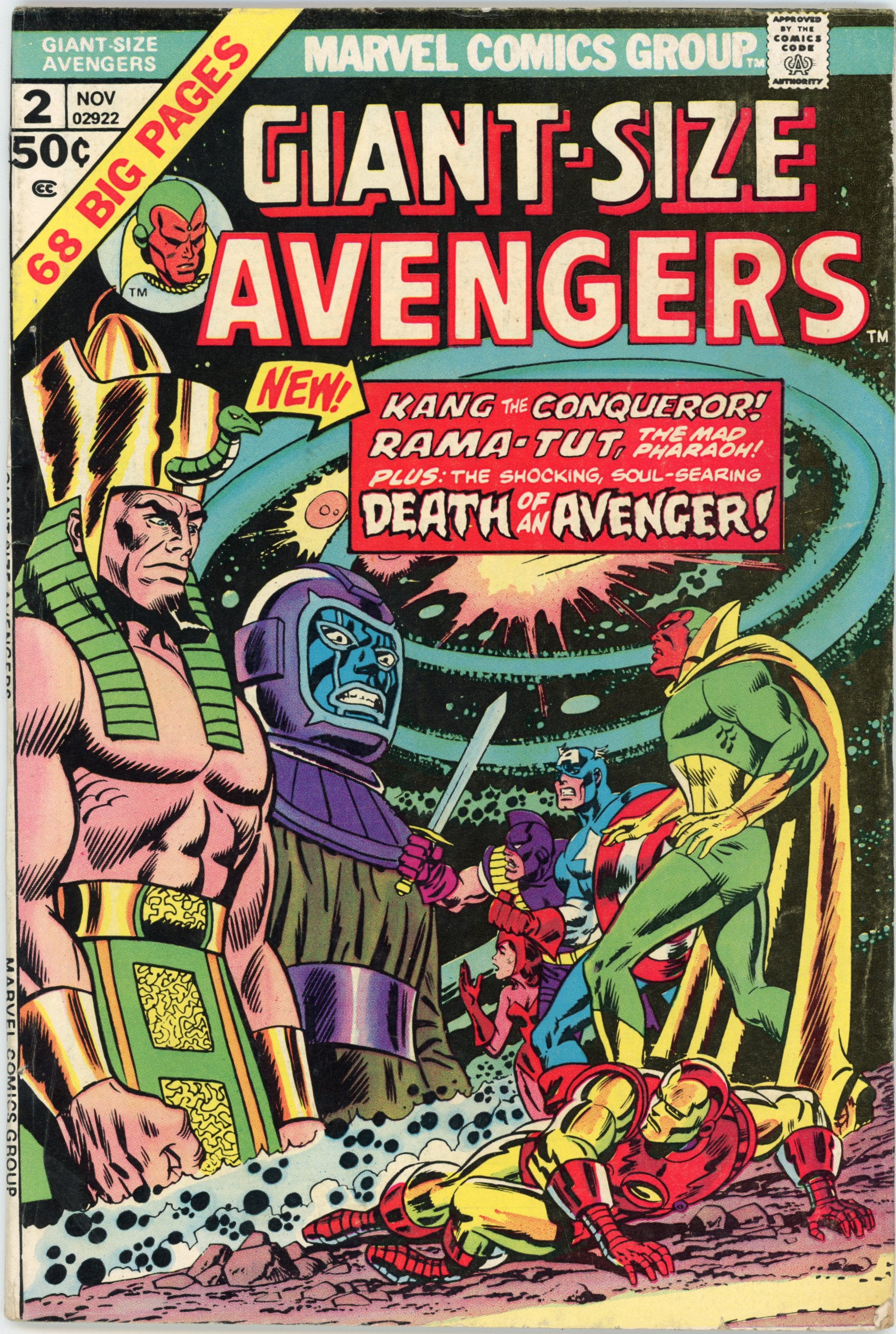 Giant-Size Avengers : A Blast From the Past #2 – Marvel (1974) FN+