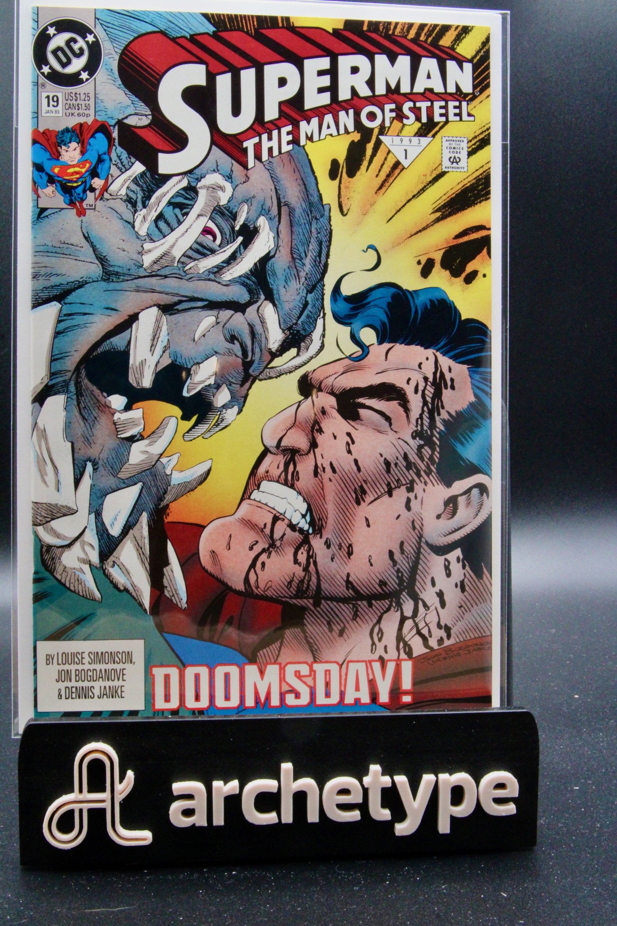 Superman: The Man of Steel #19 – DC (1993) "Superman" Death of Superman