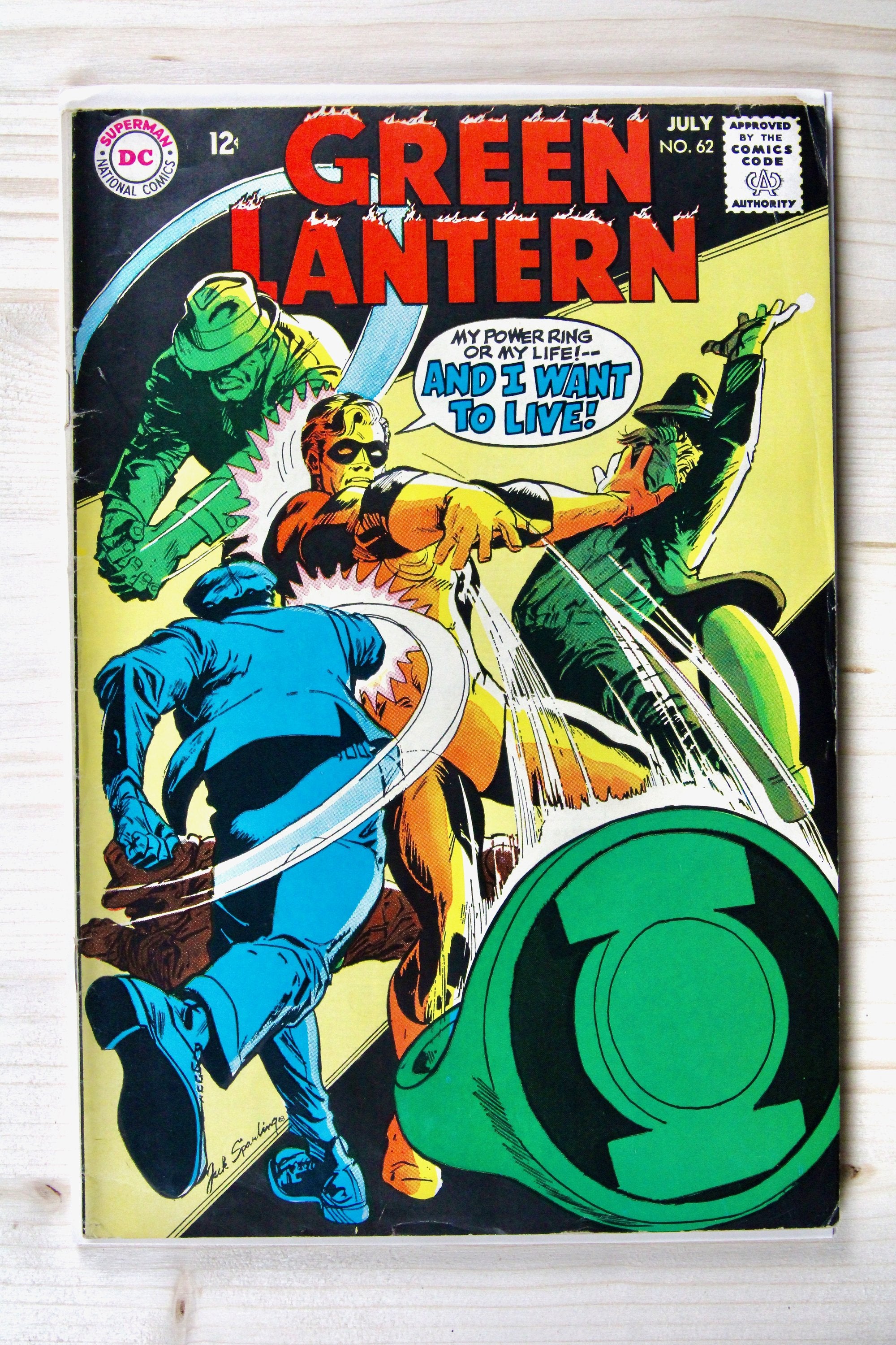 Green Lantern #62 – DC (1968) 6.0 FN