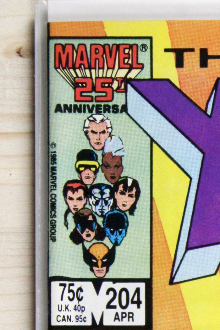 The Uncanny X-Men #204 – Marvel (1986) 9.0 VF/NM Chris Claremont story | Terry Austin cover