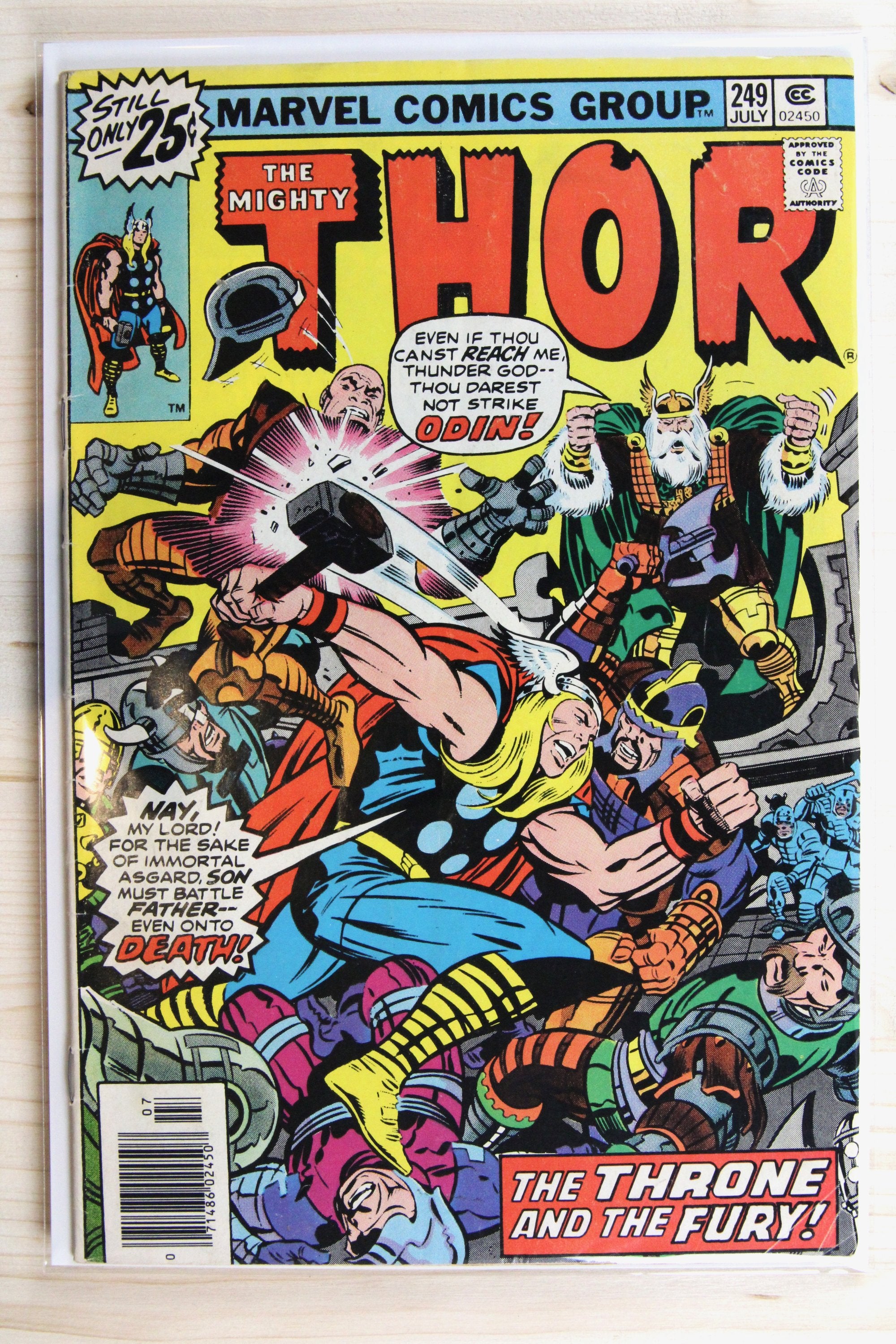 Thor #249 – Marvel (1976) 7.0 FN/VF If Asgard Should Perish | Jack Kirby art | Joe Sinnott