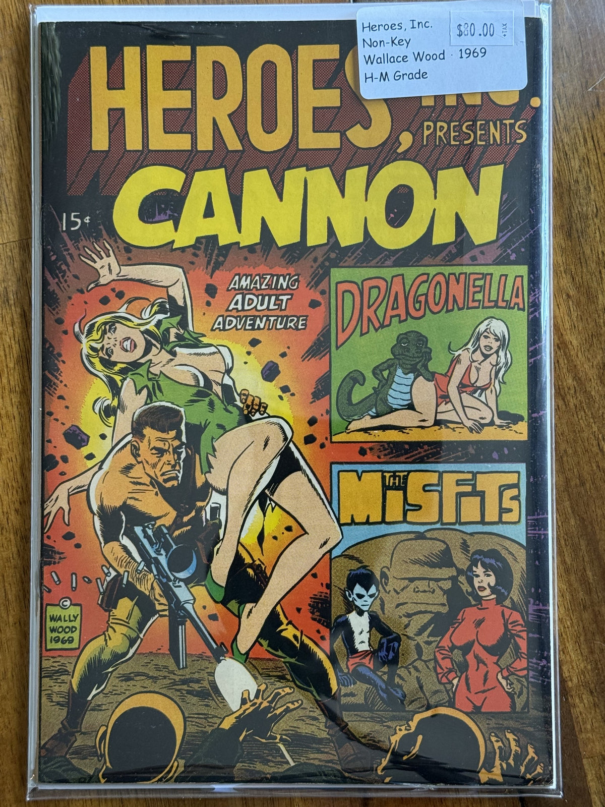 Heroes, Inc. Presents Cannon #1 Wally Wood – Heroes, Inc. (1969) 8.0 VF