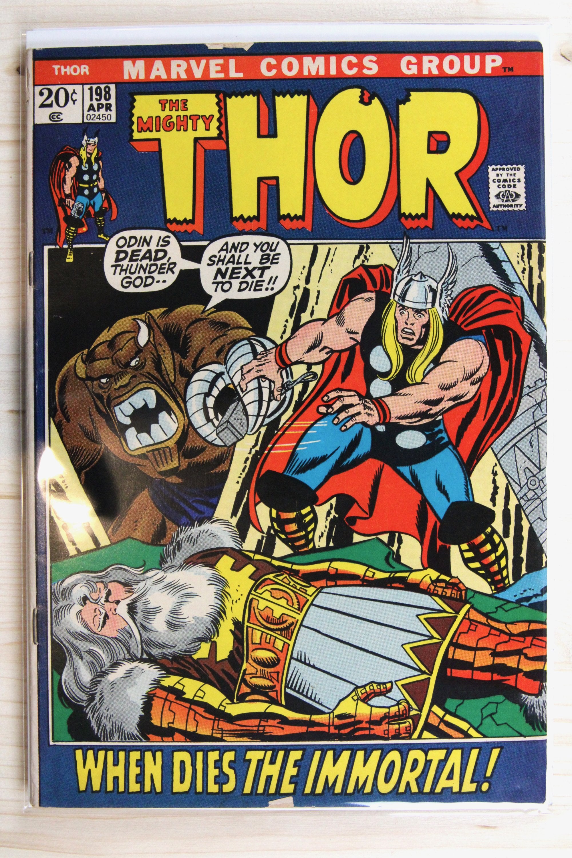 Thor #198 – Marvel (1972) 5.5 FN- Stan Lee