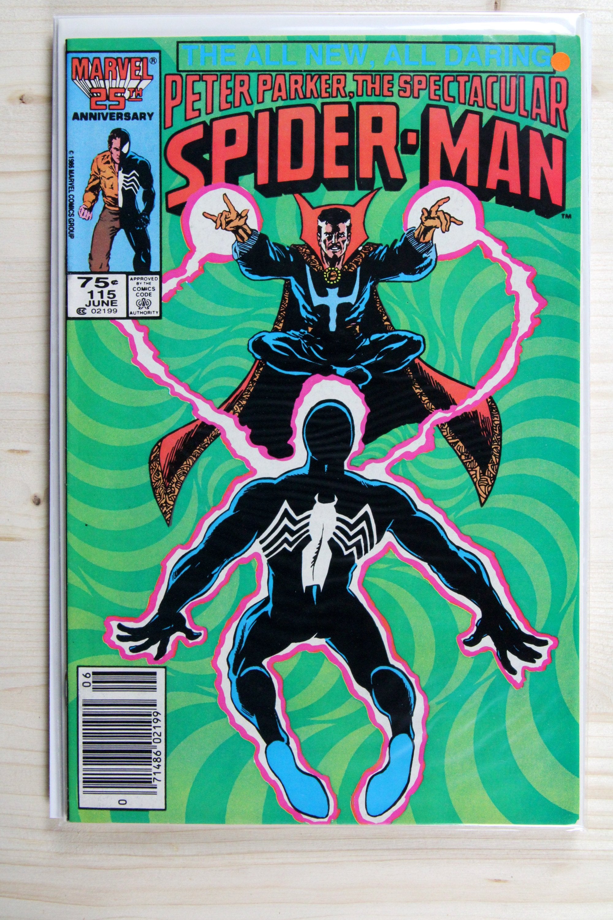 Peter Parker, the Spectacular Spider-Man #115 – Marvel (1986) 9.0 VF/NM Newsstand