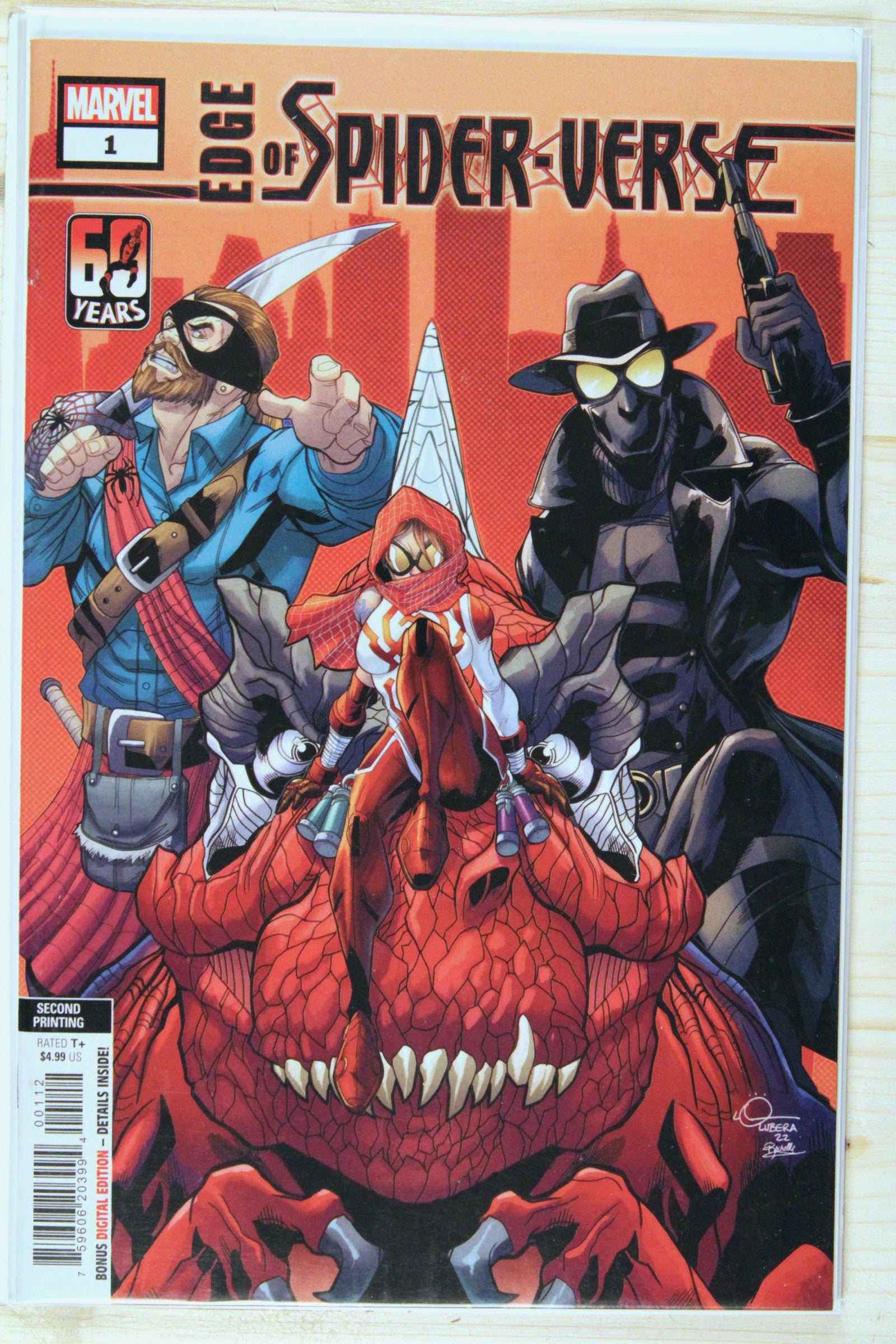 Edge of Spider-Verse #1 – Marvel (2022) 9.6 NM+ "Spider-Man" Edge of Spider-Verse | Second Printing