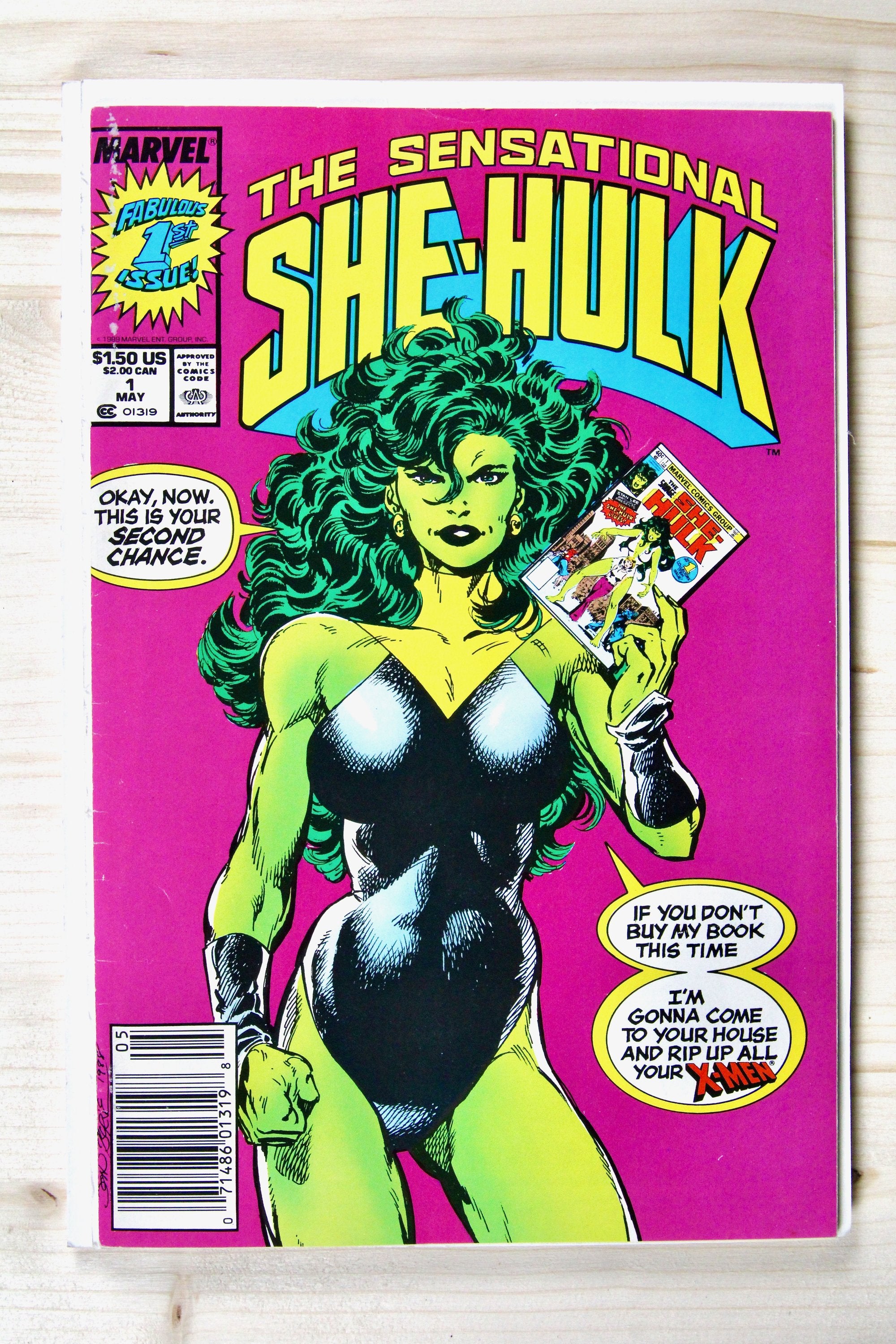 The Sensational She-Hulk #1 – Marvel (1989) 5.5 FN- John Byrne story | Stan Lee