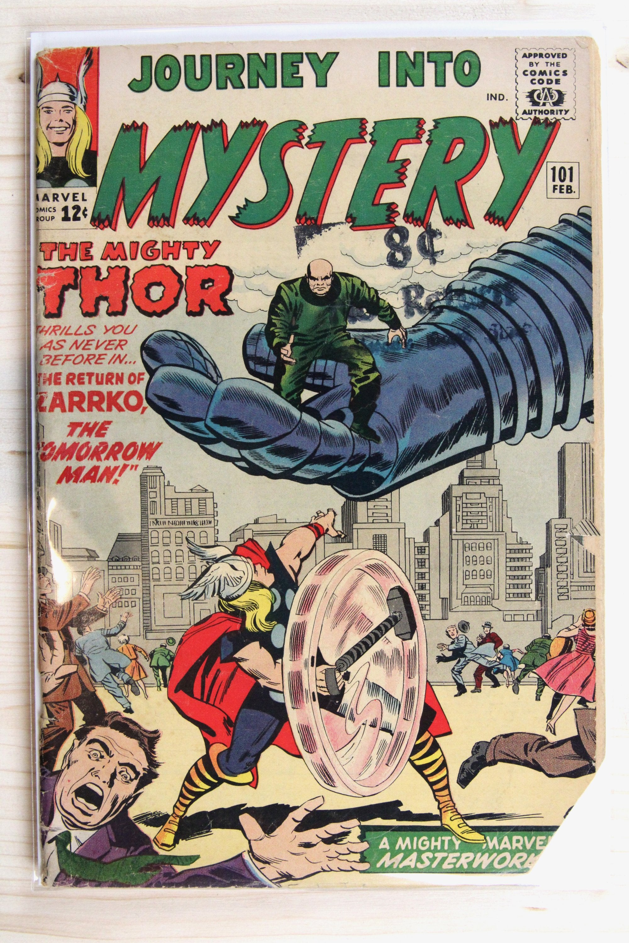 Journey into Mystery #101 – Marvel (1964) 3.5 VG- Jack Kirby art | Stan Lee story