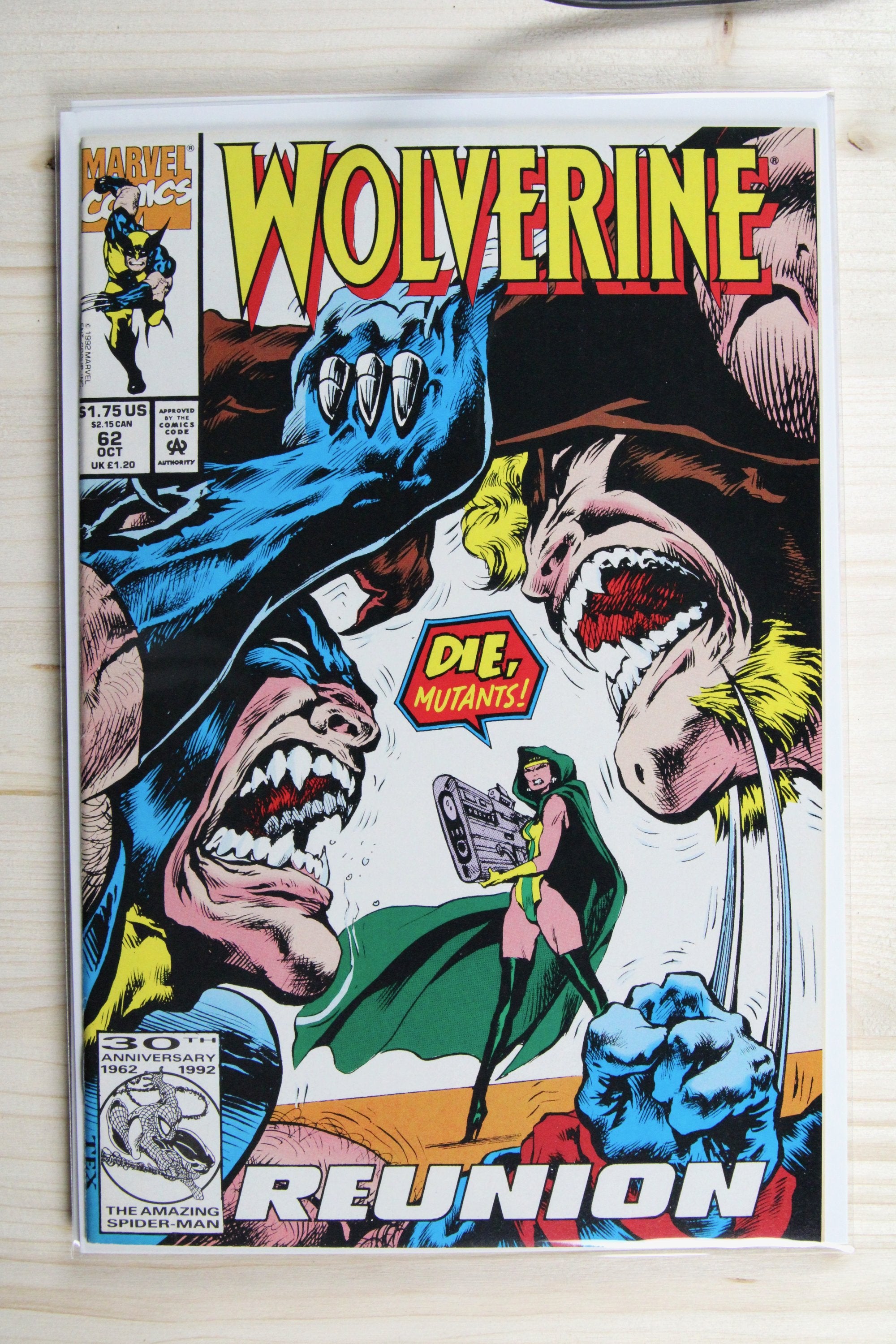 Wolverine #62 – Marvel (1992) 9.2 NM-