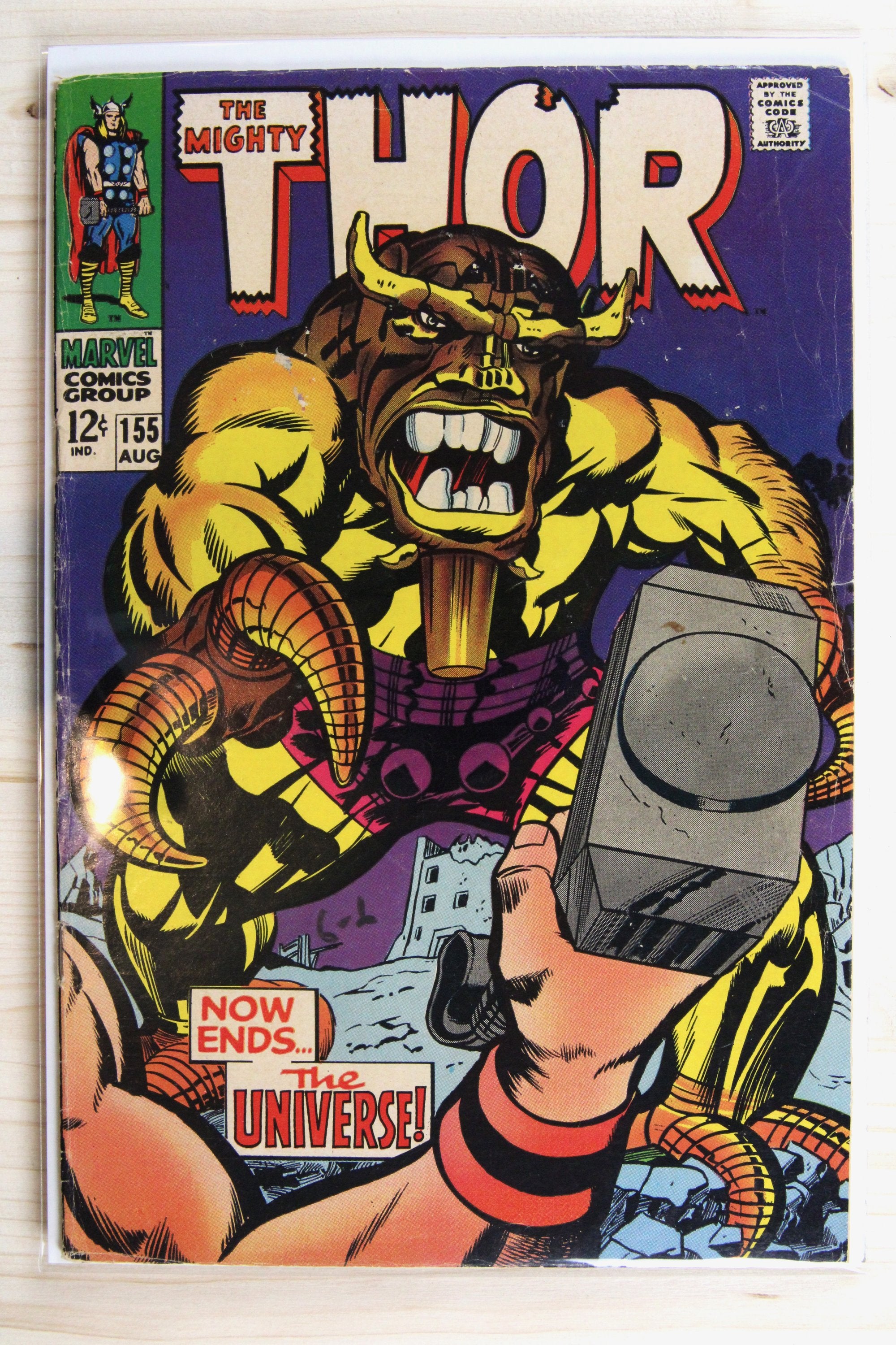 Thor #155 – Marvel (1968) 3.5 VG-