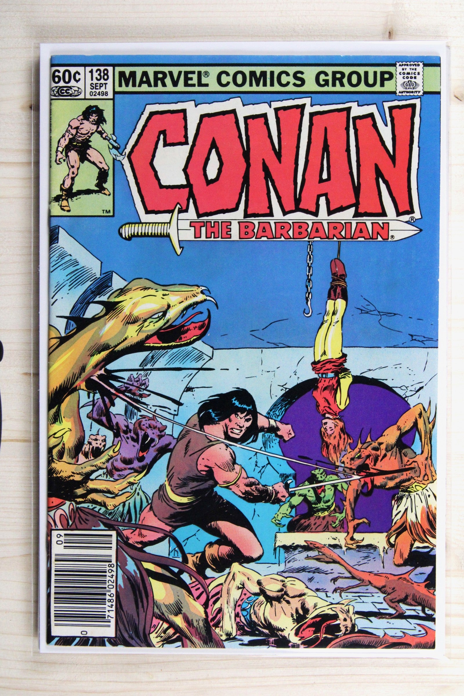 Conan the Barbarian #138 – Marvel (1982) 8.5 VF+ Newsstand Edition