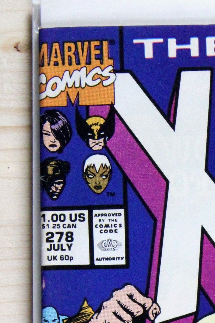 The Uncanny X-Men #278 – Marvel (1991) 8.5 VF+ Muir Island Saga | Chris Claremont story