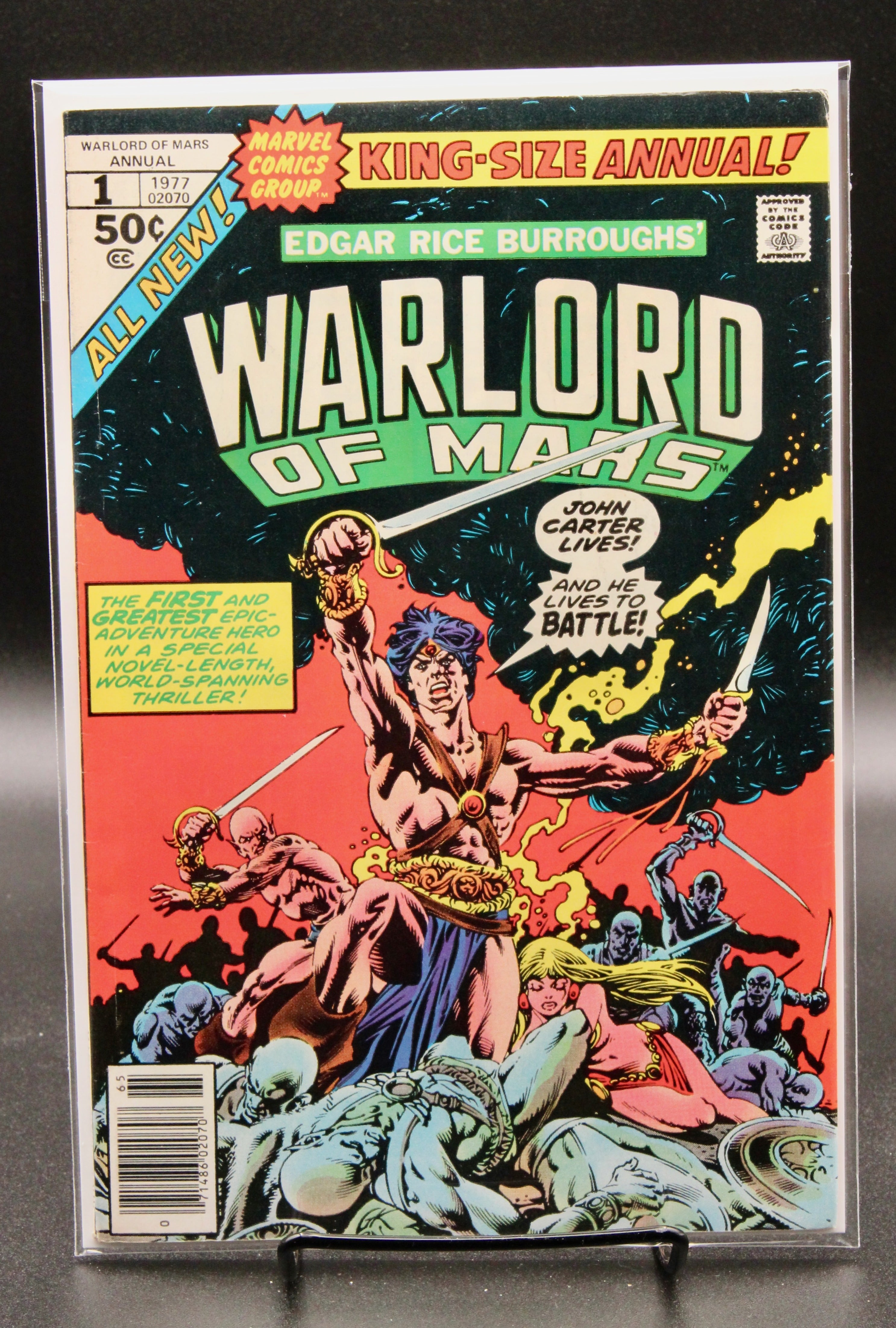 John Carter Warlord of Mars Annual #1 – Marvel (1977) NM