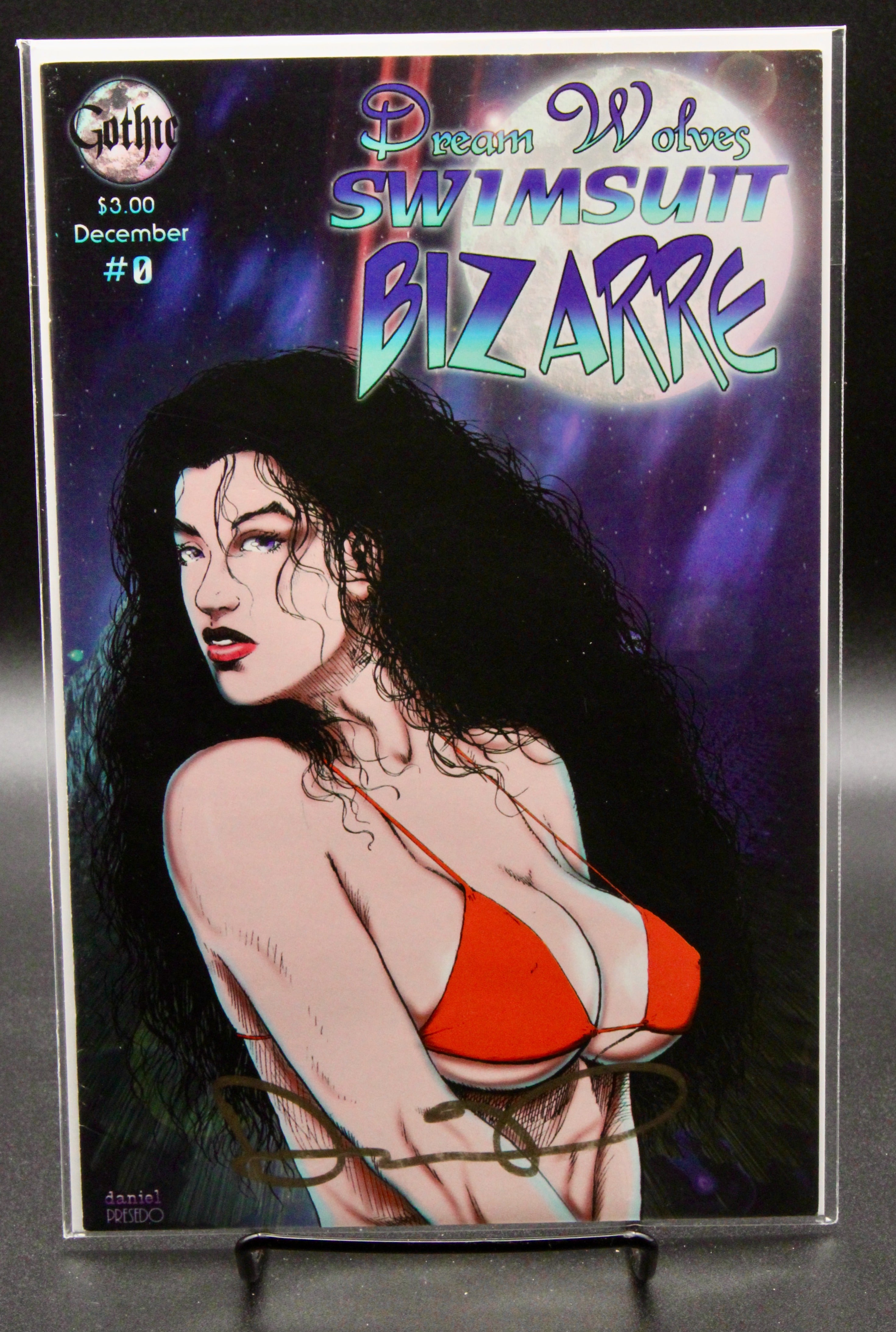 Dream Wolves Swimsuit Bizarre #0 – Dramenon Studios (1995) NM, Signed
