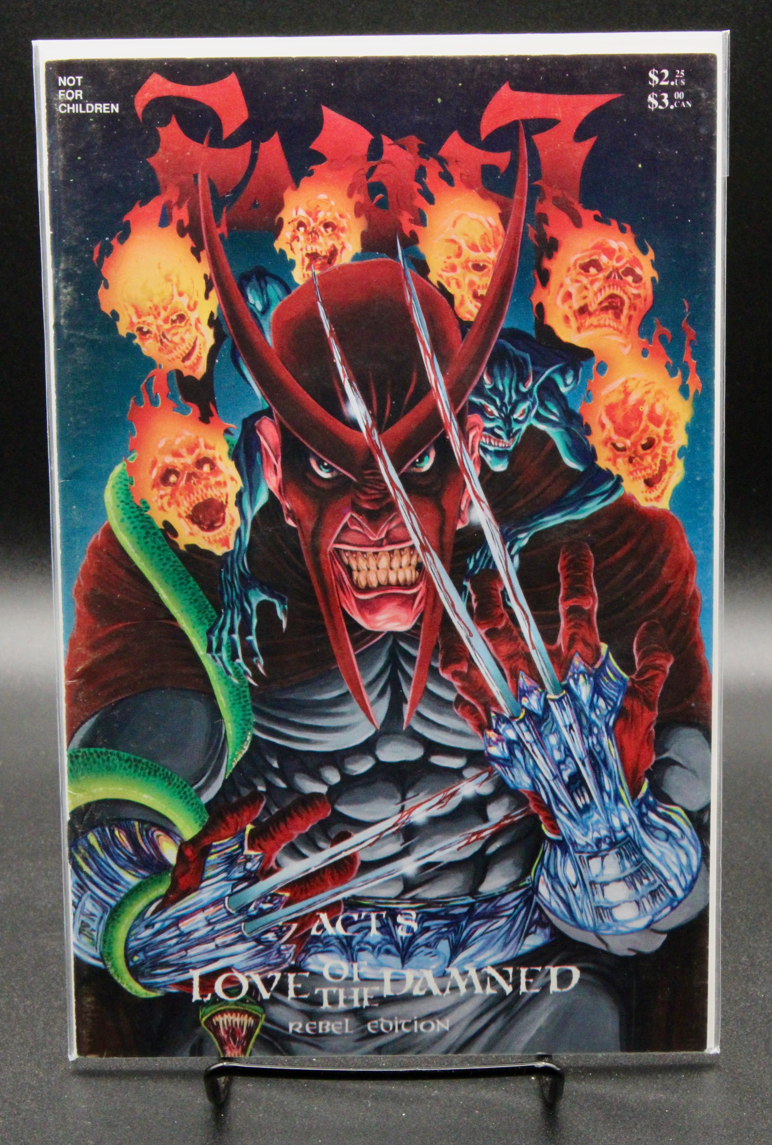 Faust #8 Love of the Damned (1993) NM Rebel Edition