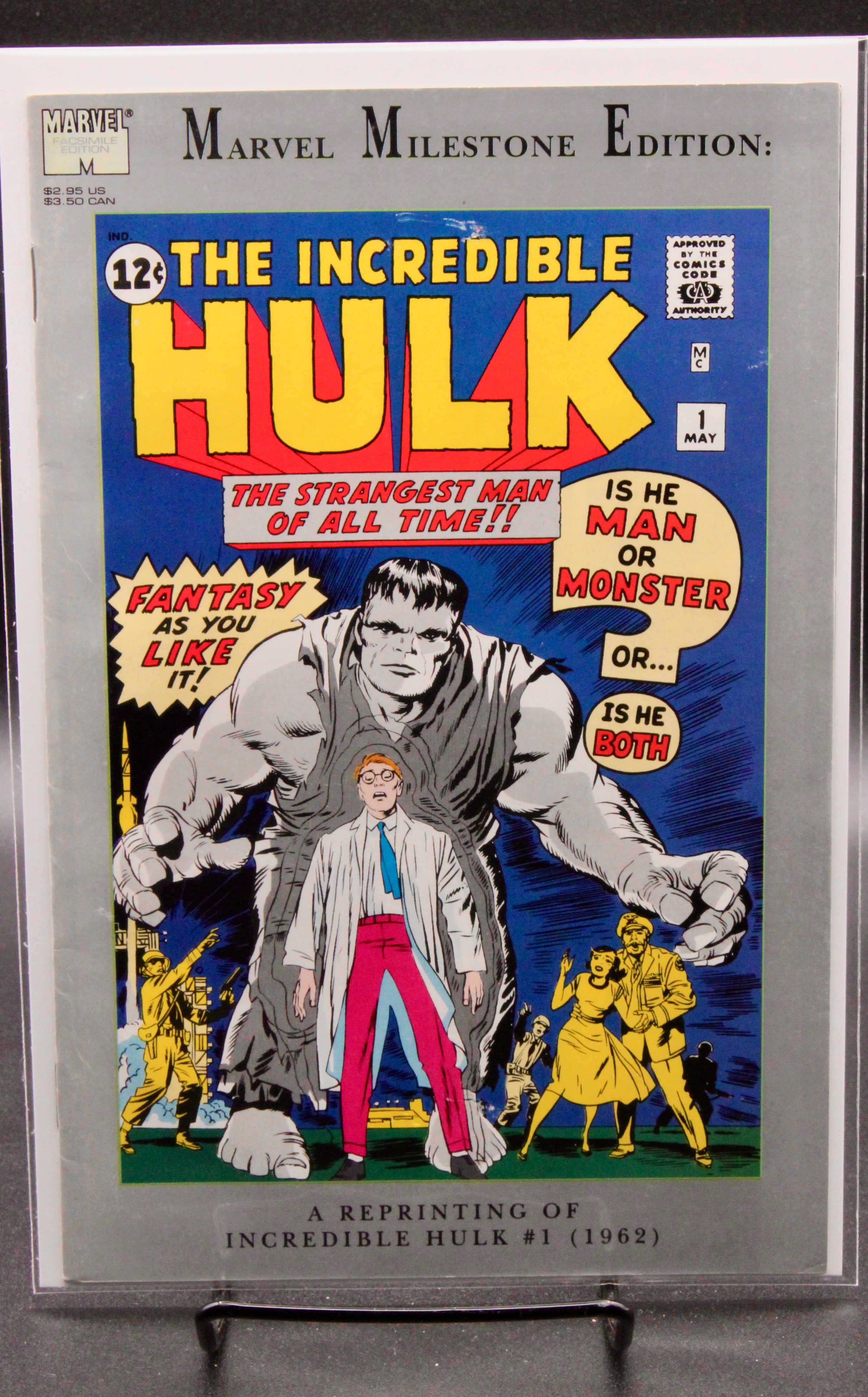 Marvel Milestone Edition: The Incredible Hulk #1 – Marvel (1991) FN+