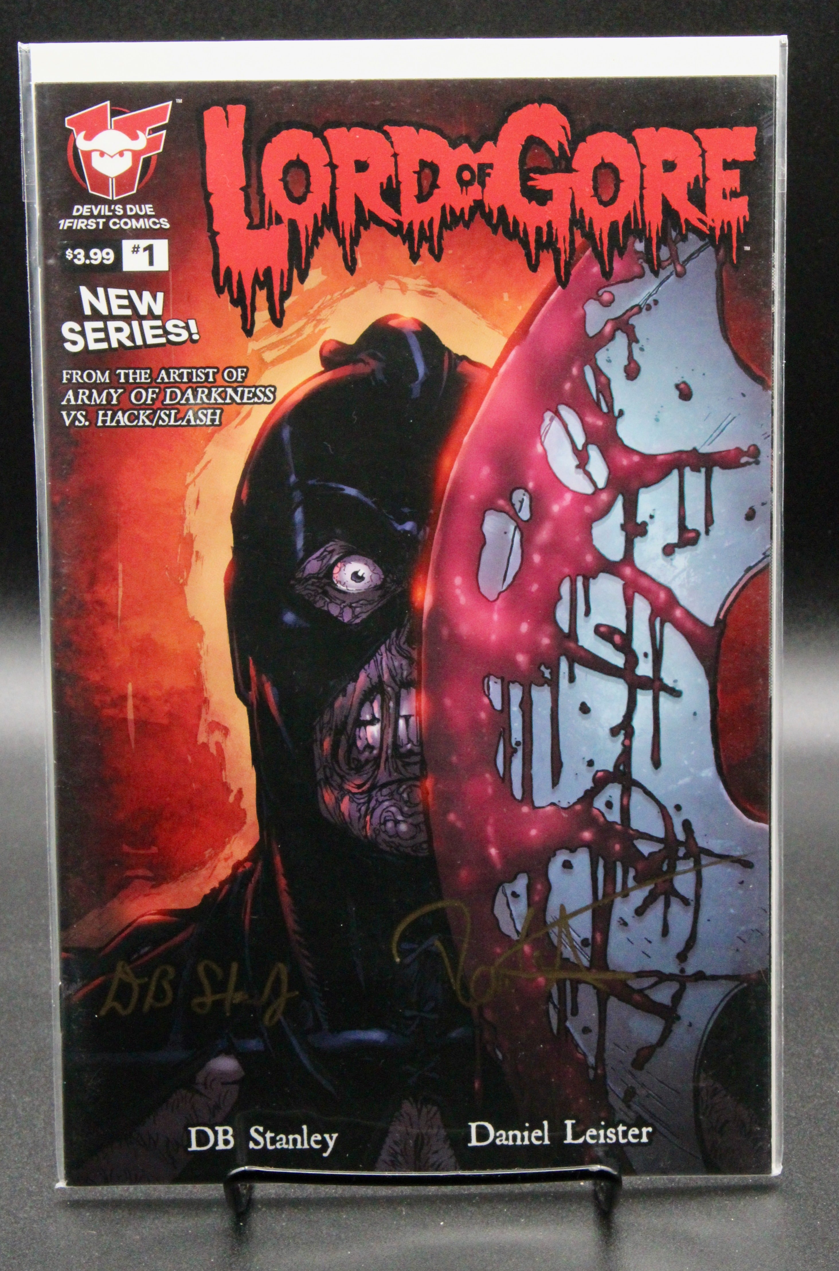 Lord of Gore #1 – Devil's Due / 1First Comics NM 2x Signed