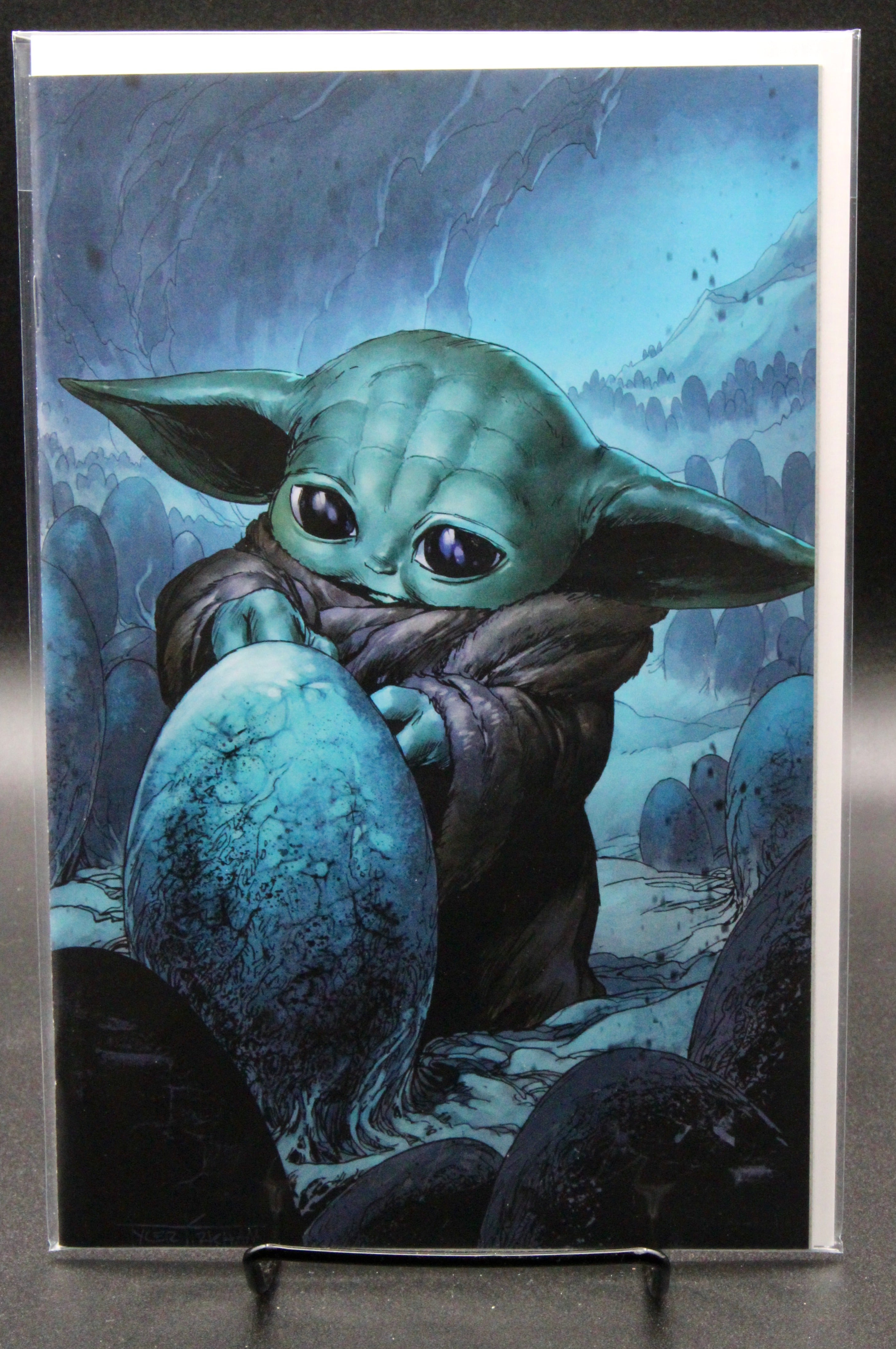 Star Wars: The Mandalorian #2 Baby Yoda Cover Virgin – Marvel (2023) NM