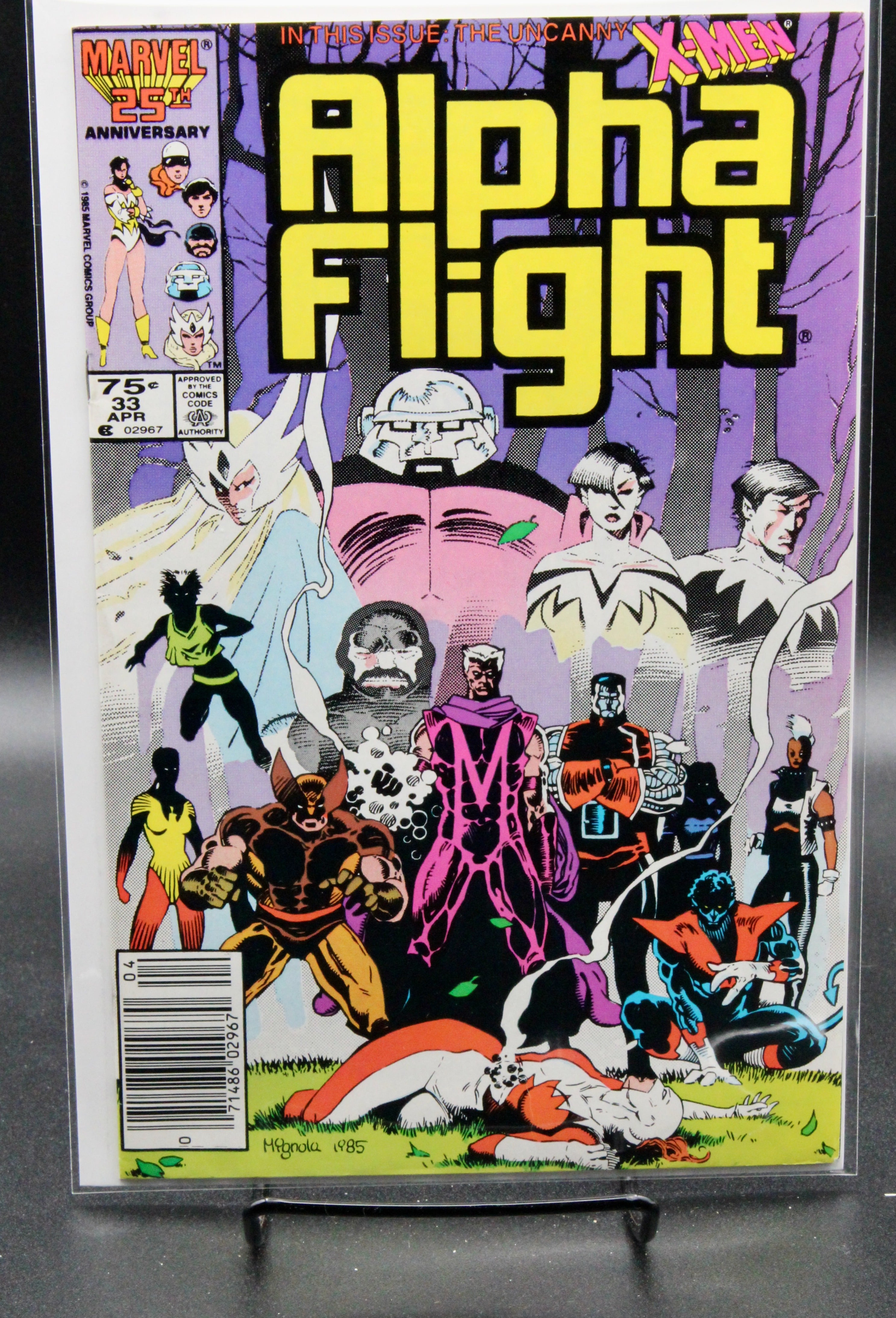 Alpha Flight #33 – Marvel (1986) Newsstand Box10