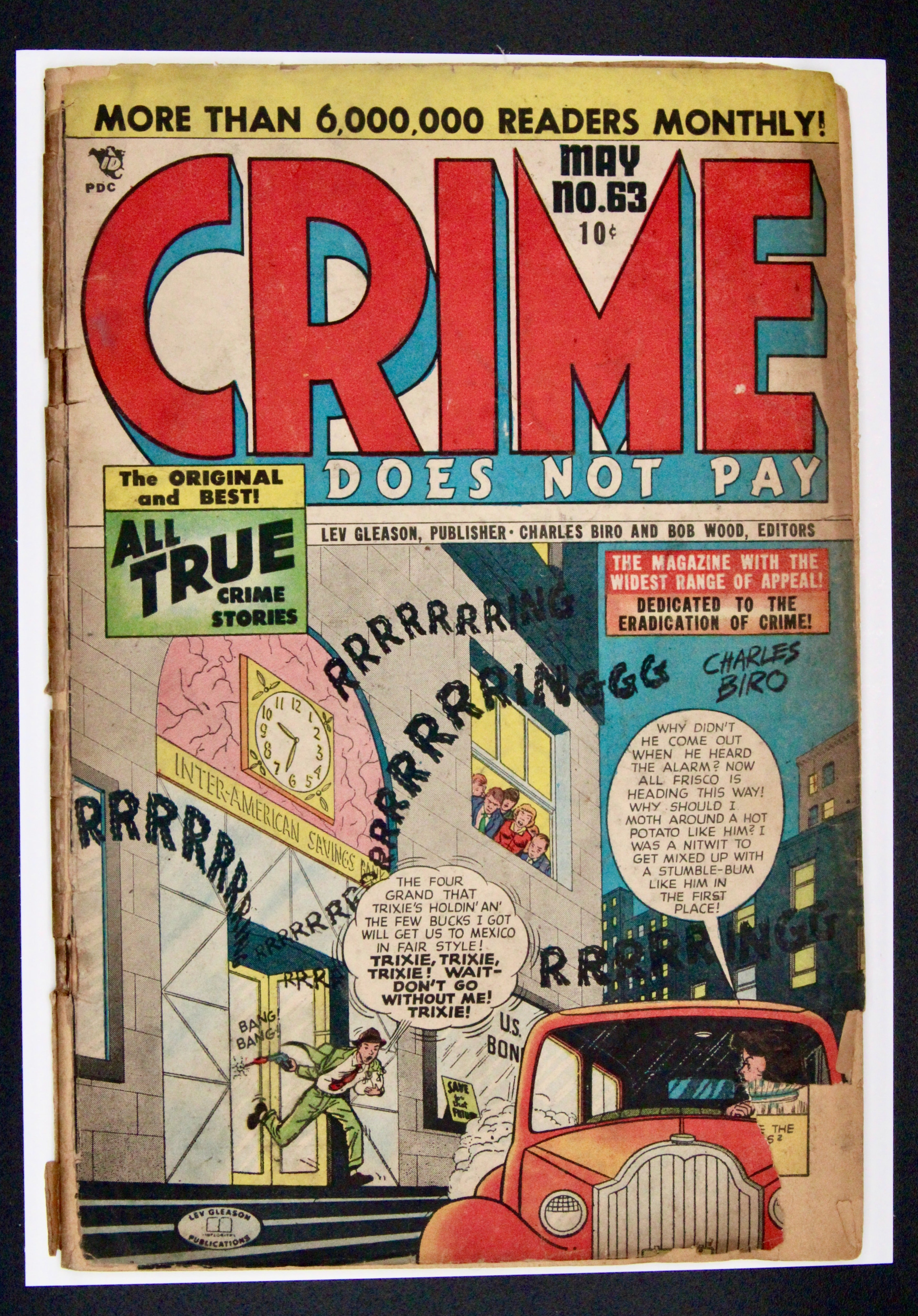 Crime Does Not Pay #63 – Lev Gleason (1948) Pre-Code Golden Age