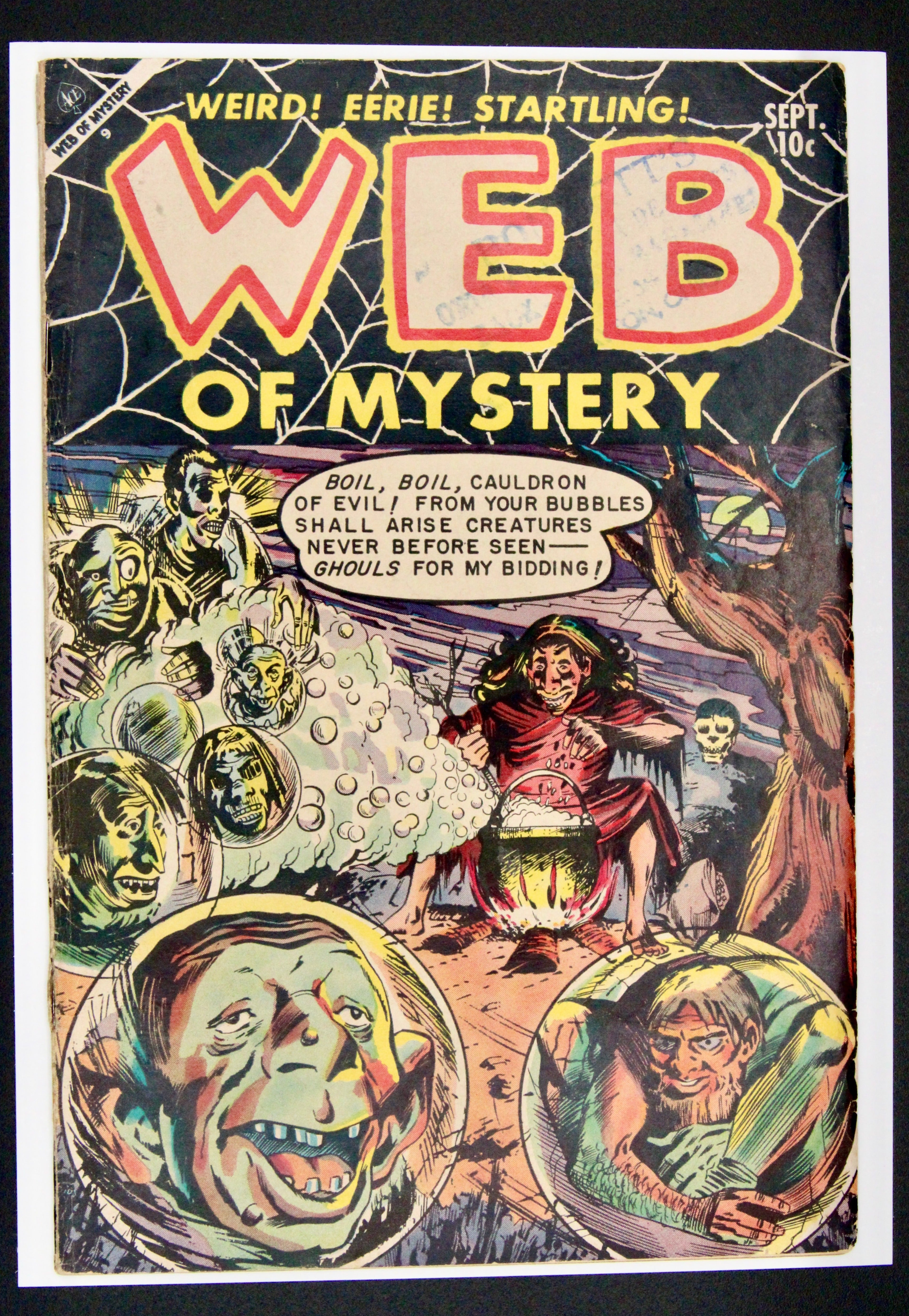 Web of Mystery #20 – Ace Magazines (1953) Pre-Code Horror Golden Age Box13