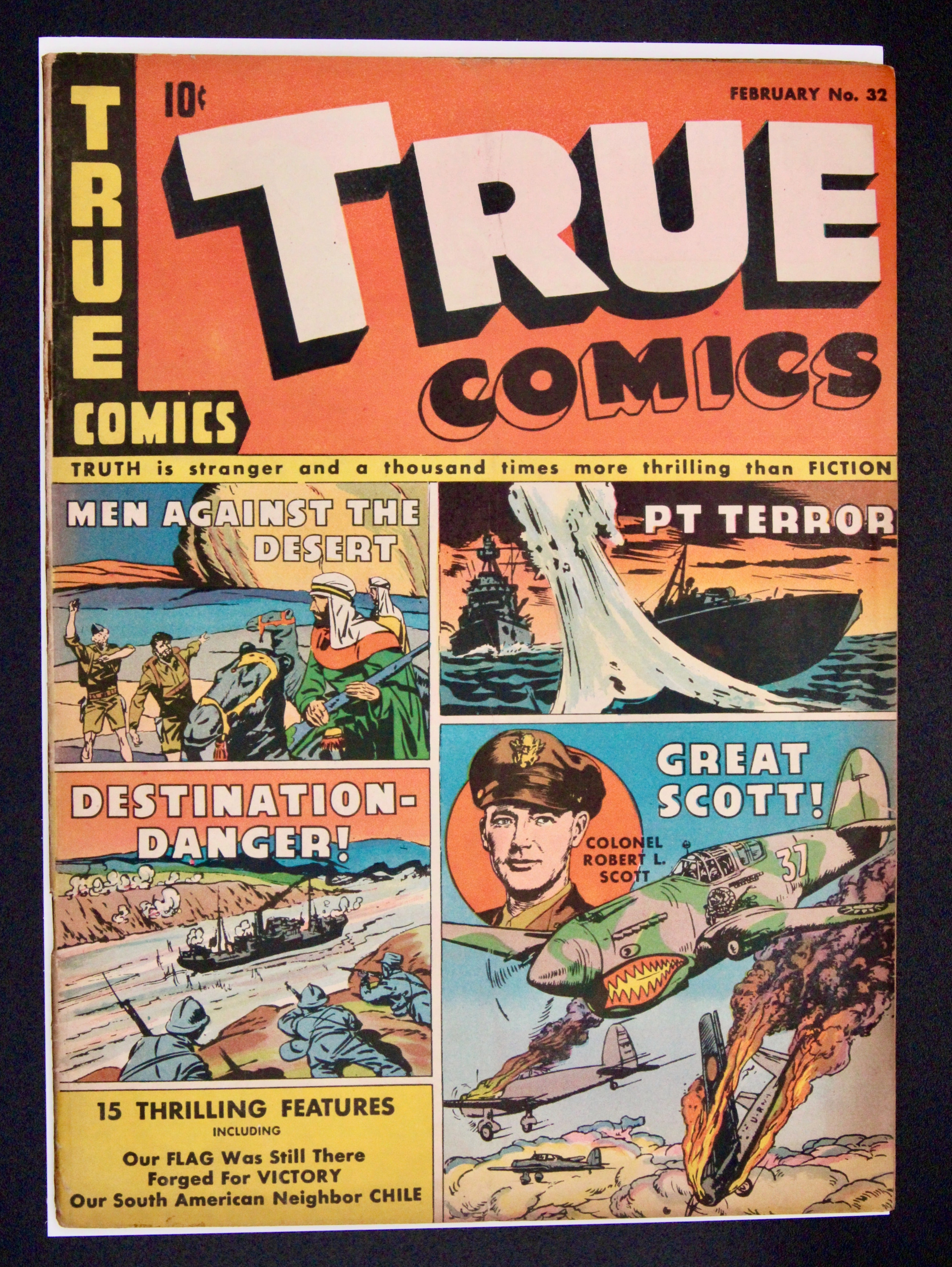 True Comics #32 – Parents Magazine Press (1944) Pre-Code War Golden Age