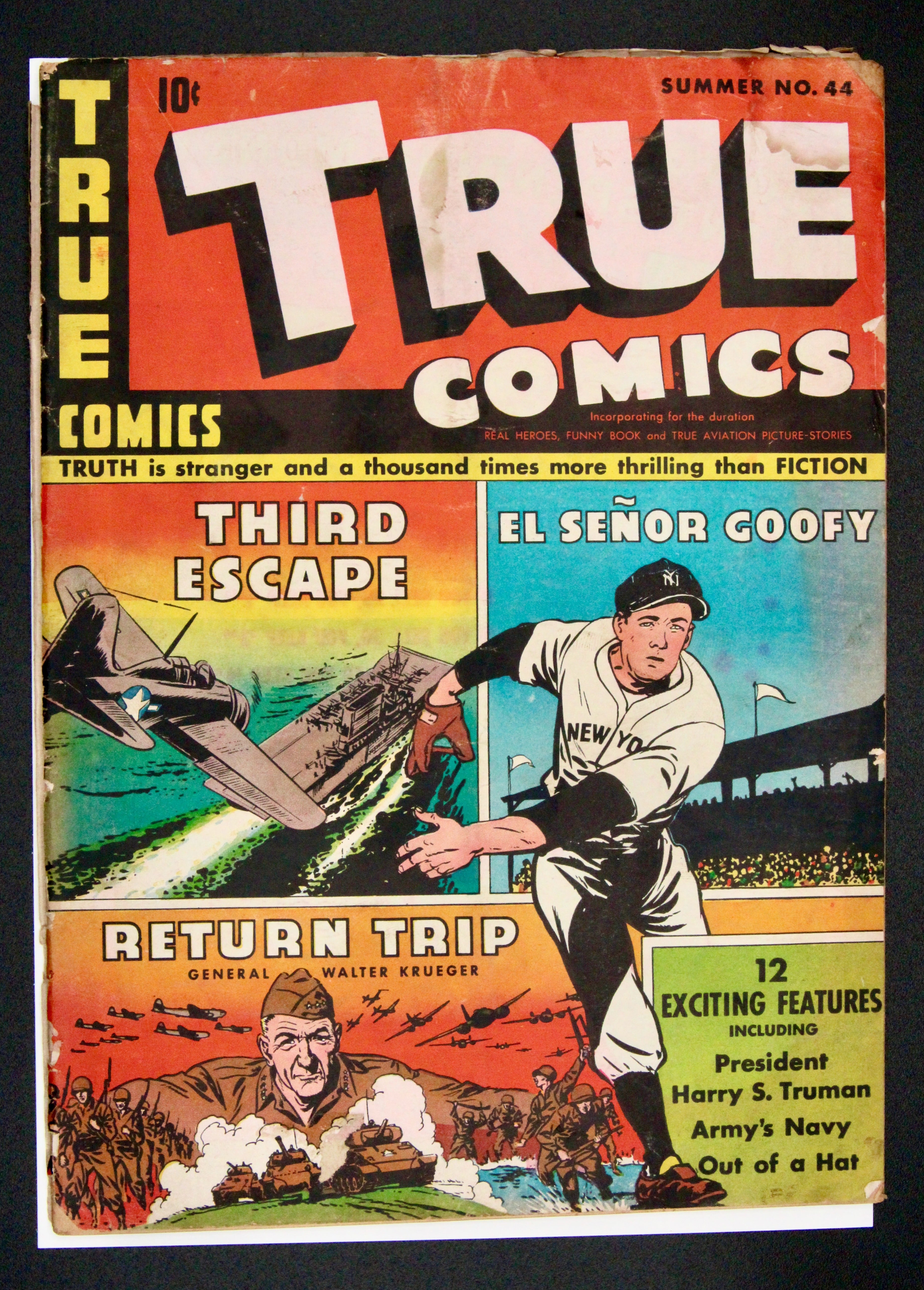 True Comics #44 – Parents' Magazine Press (1945) Pre-Code War Detached Box13