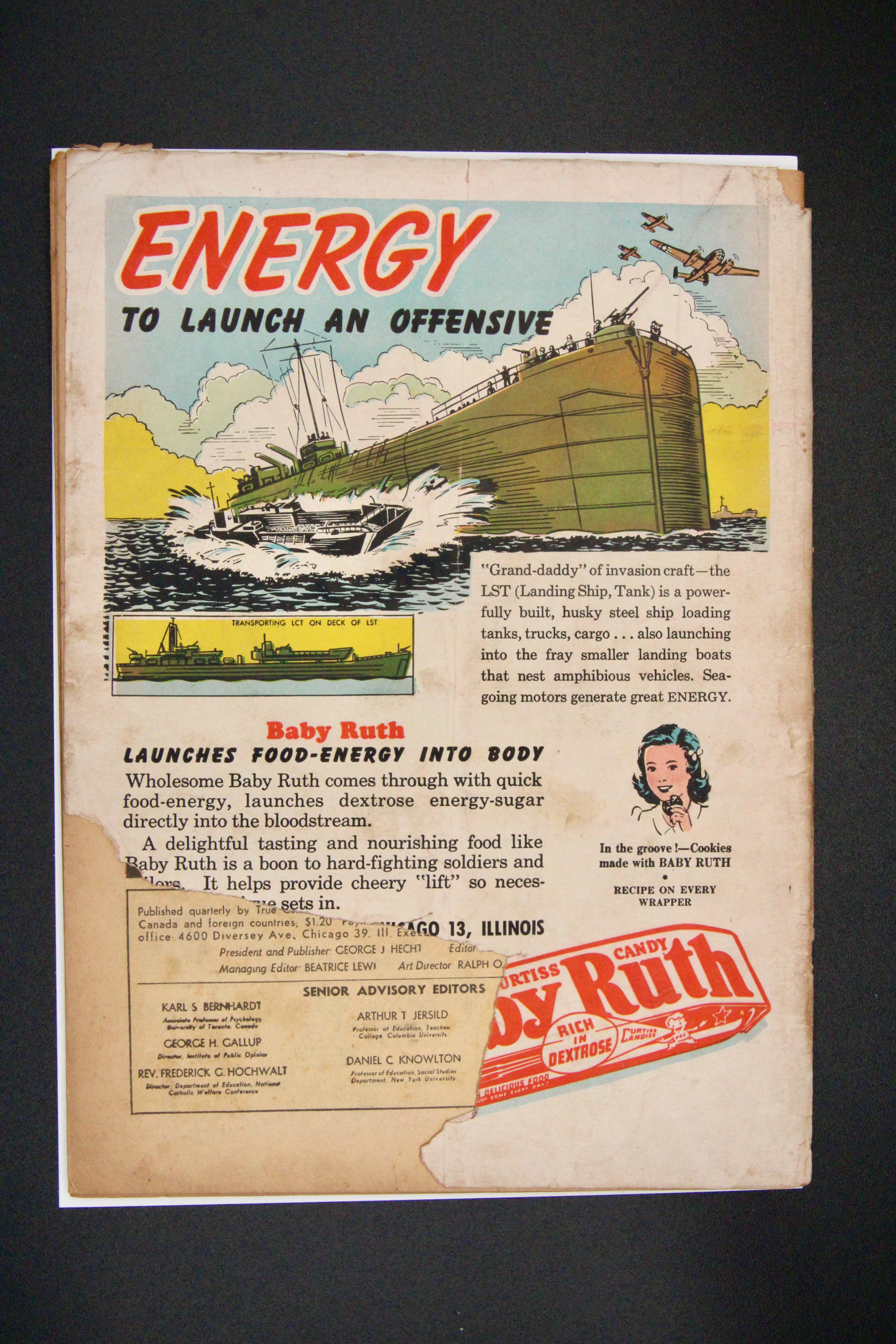 True Comics #44 – Parents' Magazine Press (1945) Pre-Code War Detached Box13