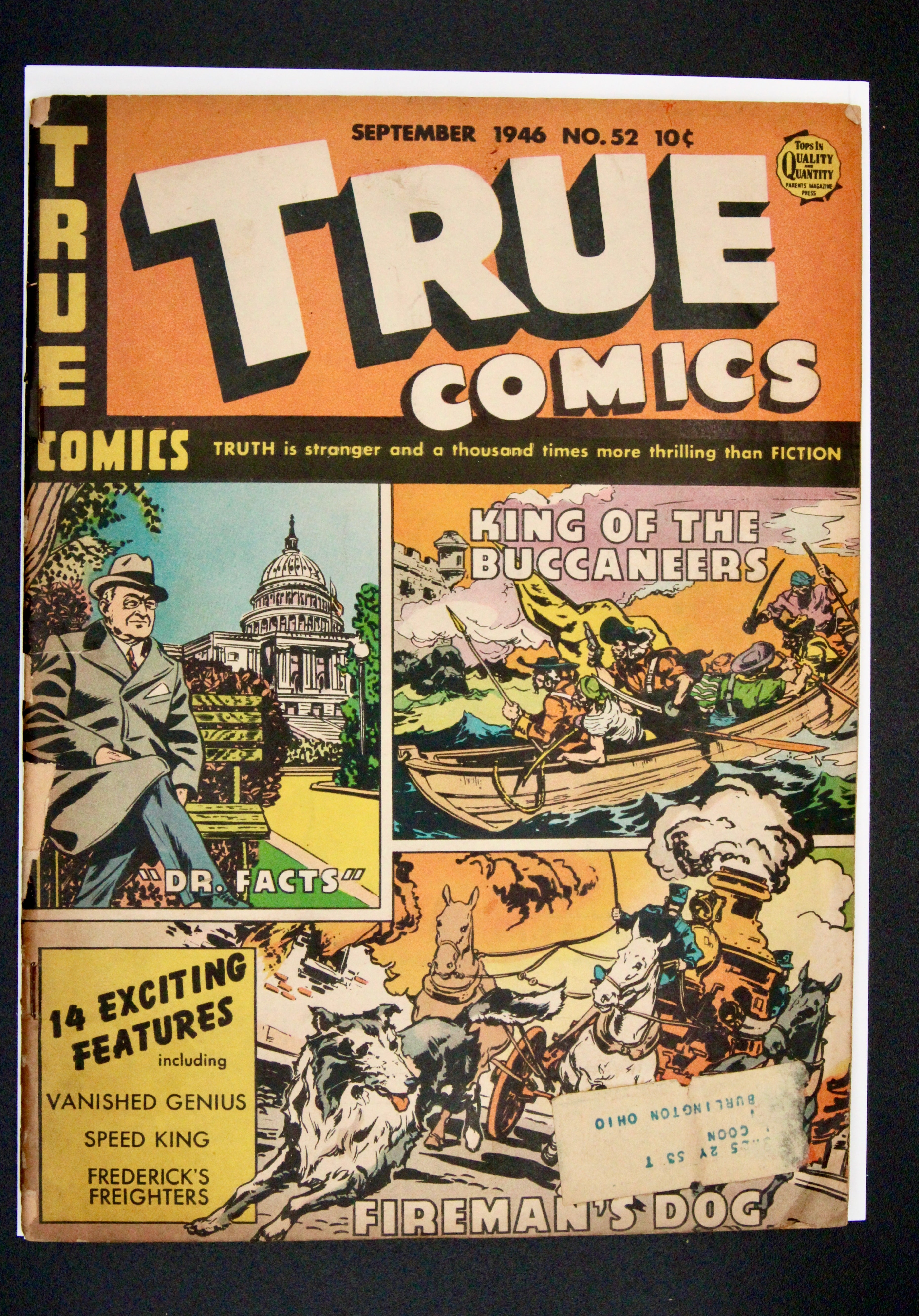 True Comics #52 – Parents' Magazine Press (1946) Pre-Code War Detached Box13