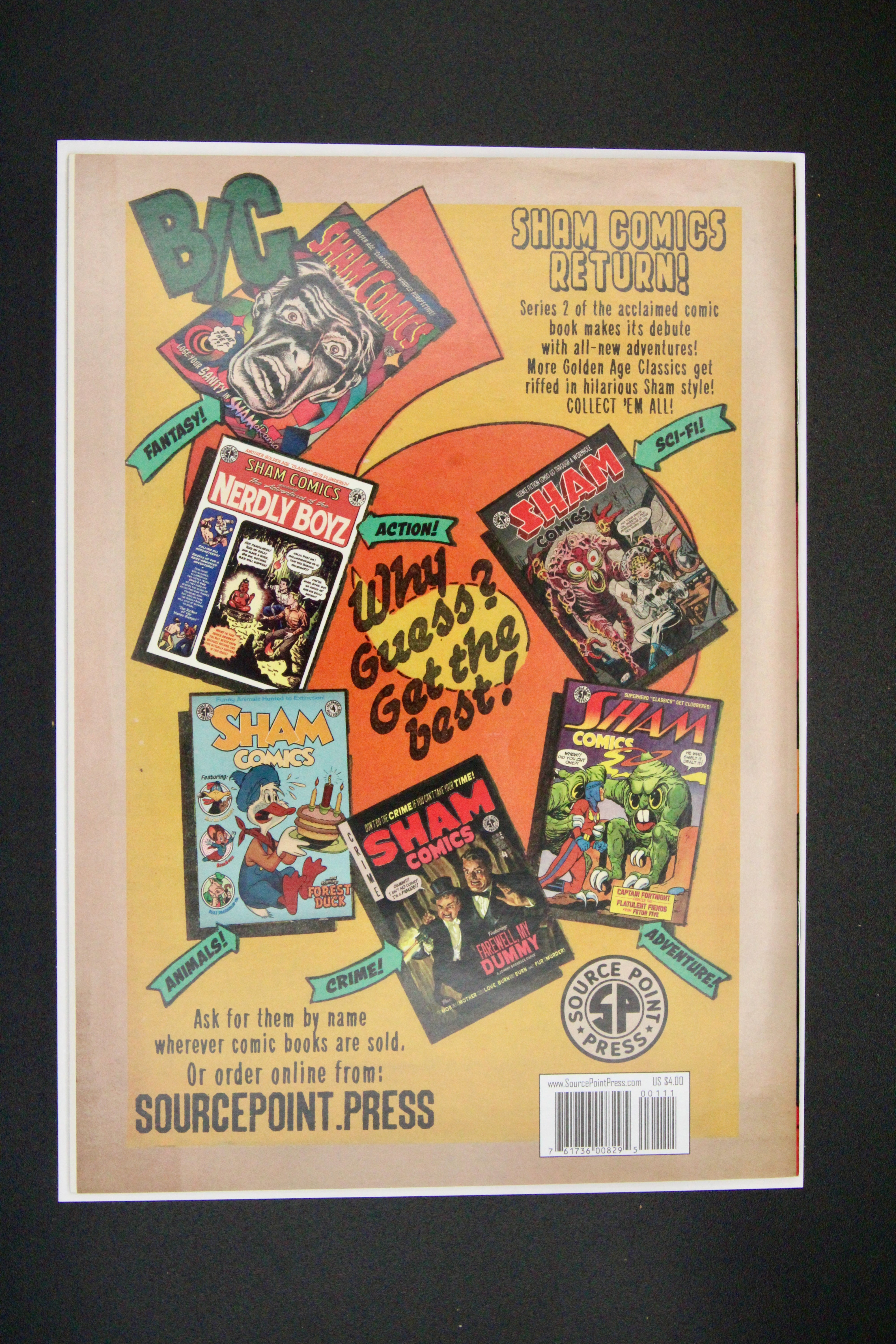 Sham Comics #1 – Source Point Press (2022) Box13