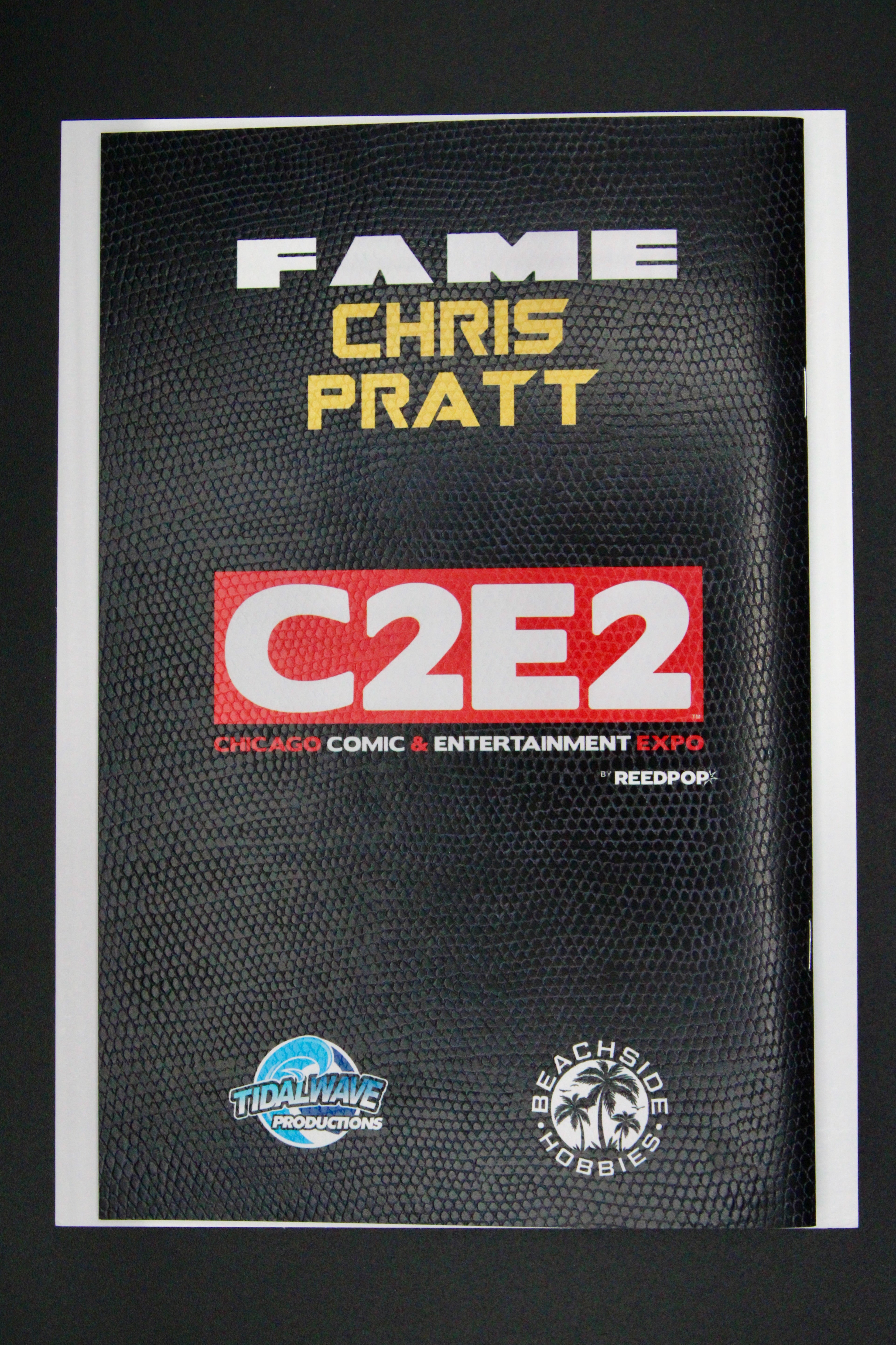 Fame Chris Pratt #1 – TidalWave (2023) 9.6 NM+ | C2E2 Leather Exclusive Comic