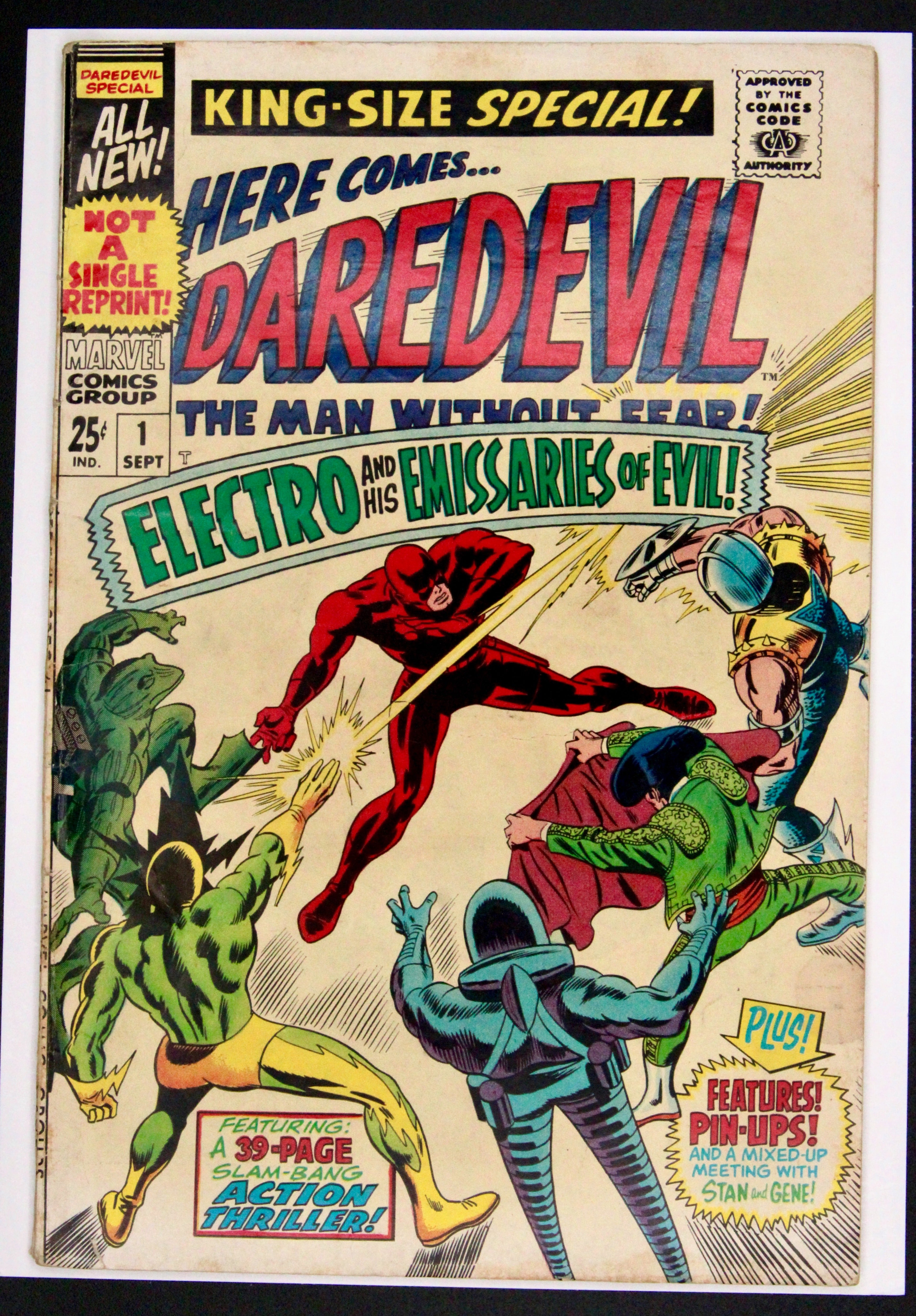 Daredevil Annual : Electro and The Emissaries of Evil #1 – Marvel (1967) VG Box14