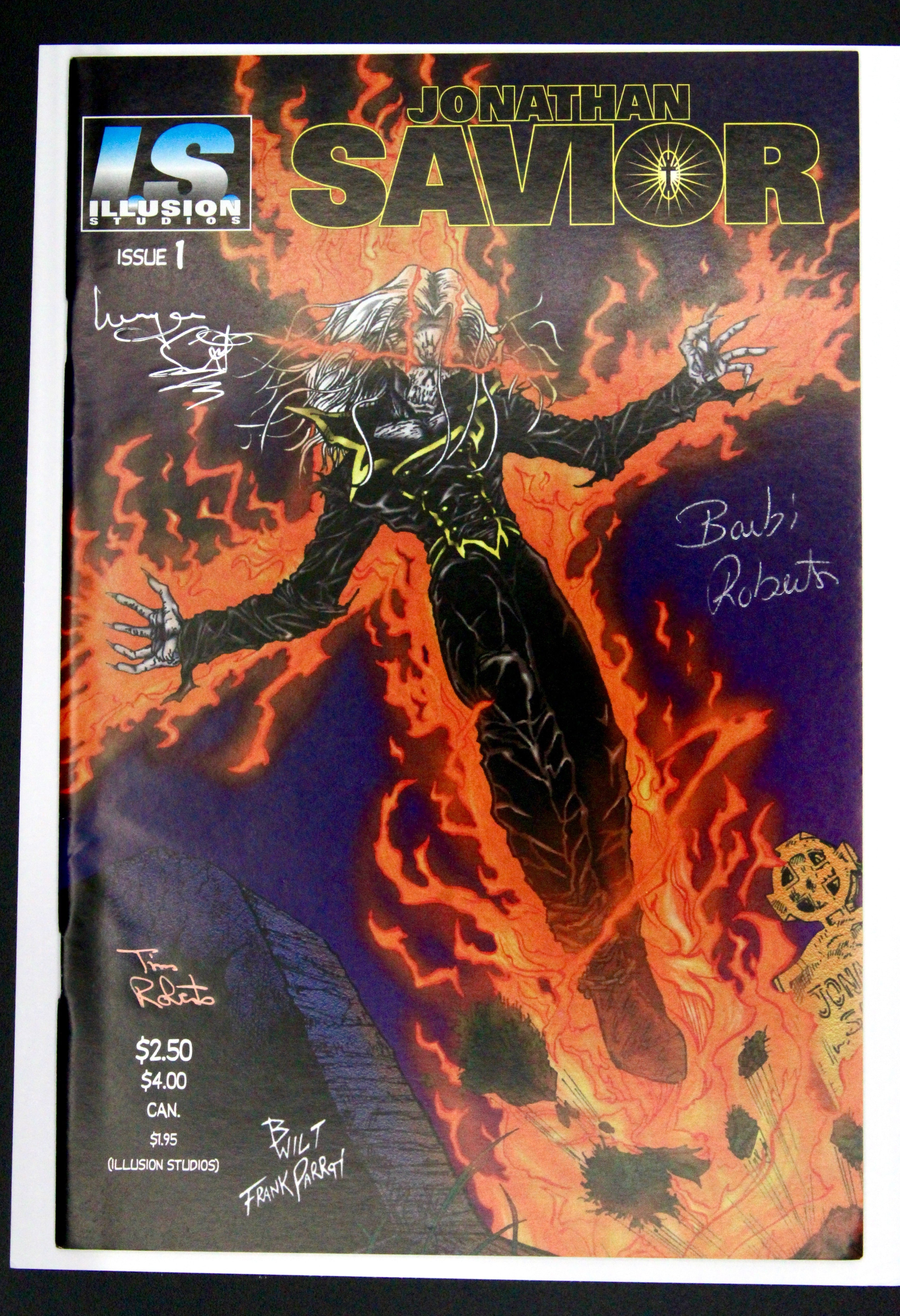 Jonathan Savior #1 – Illusions Studios (2015) Comic Book 2x Signed COA