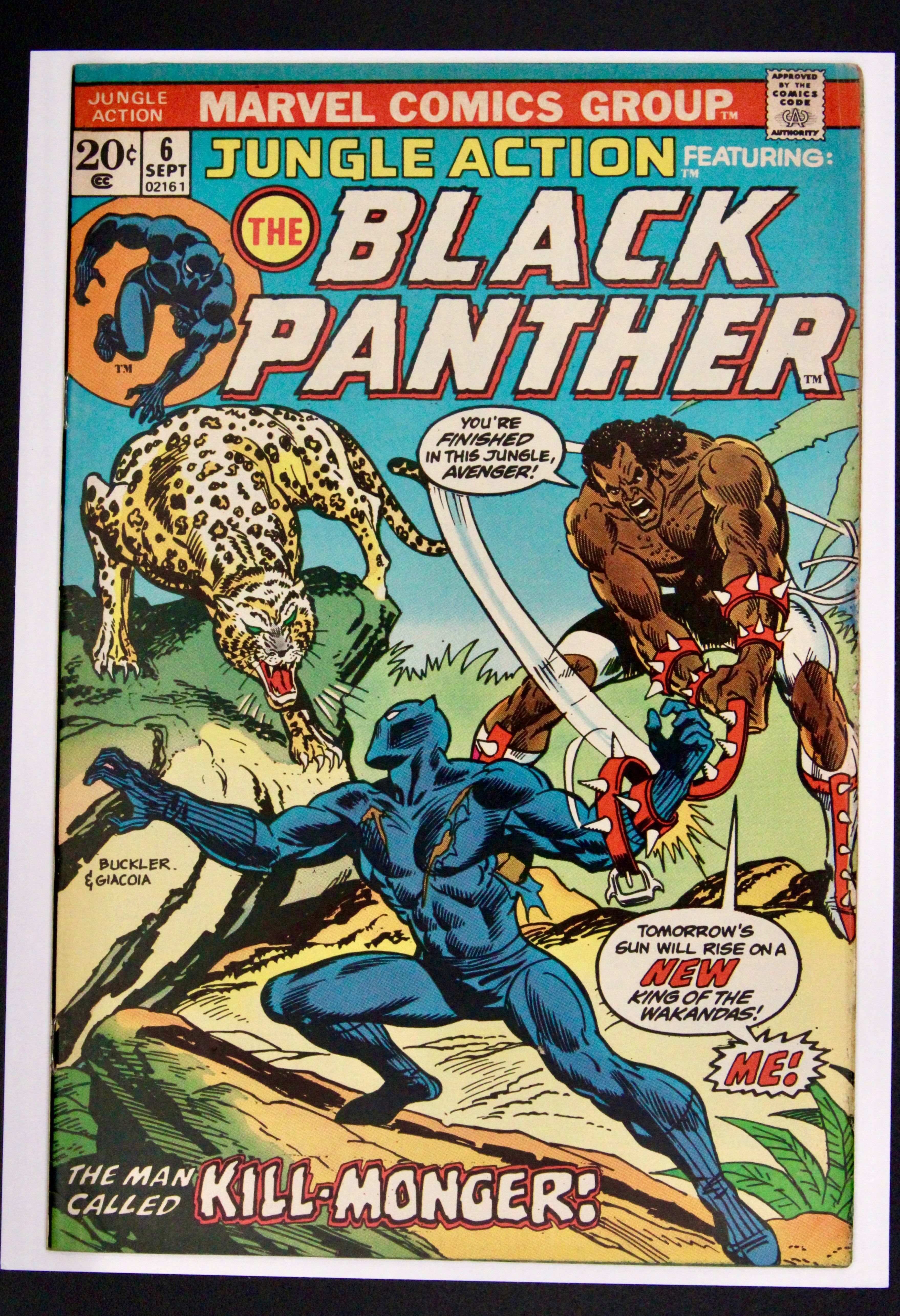 Jungle Action : Black Panther #6 – Marvel (1973) 1st Killmonger