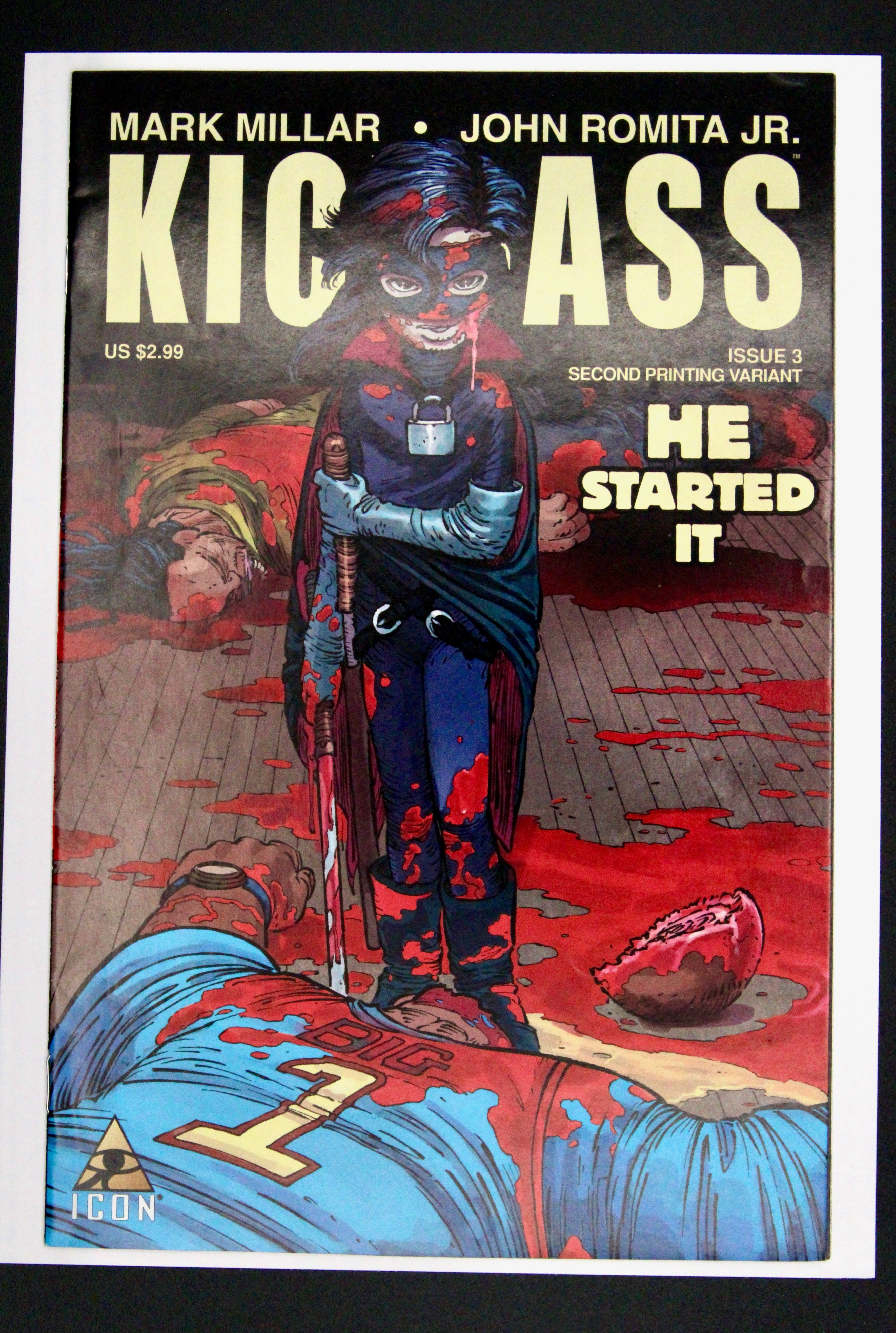 Kick-Ass #3 – Marvel (2008) 2nd Print Variant NM Box14