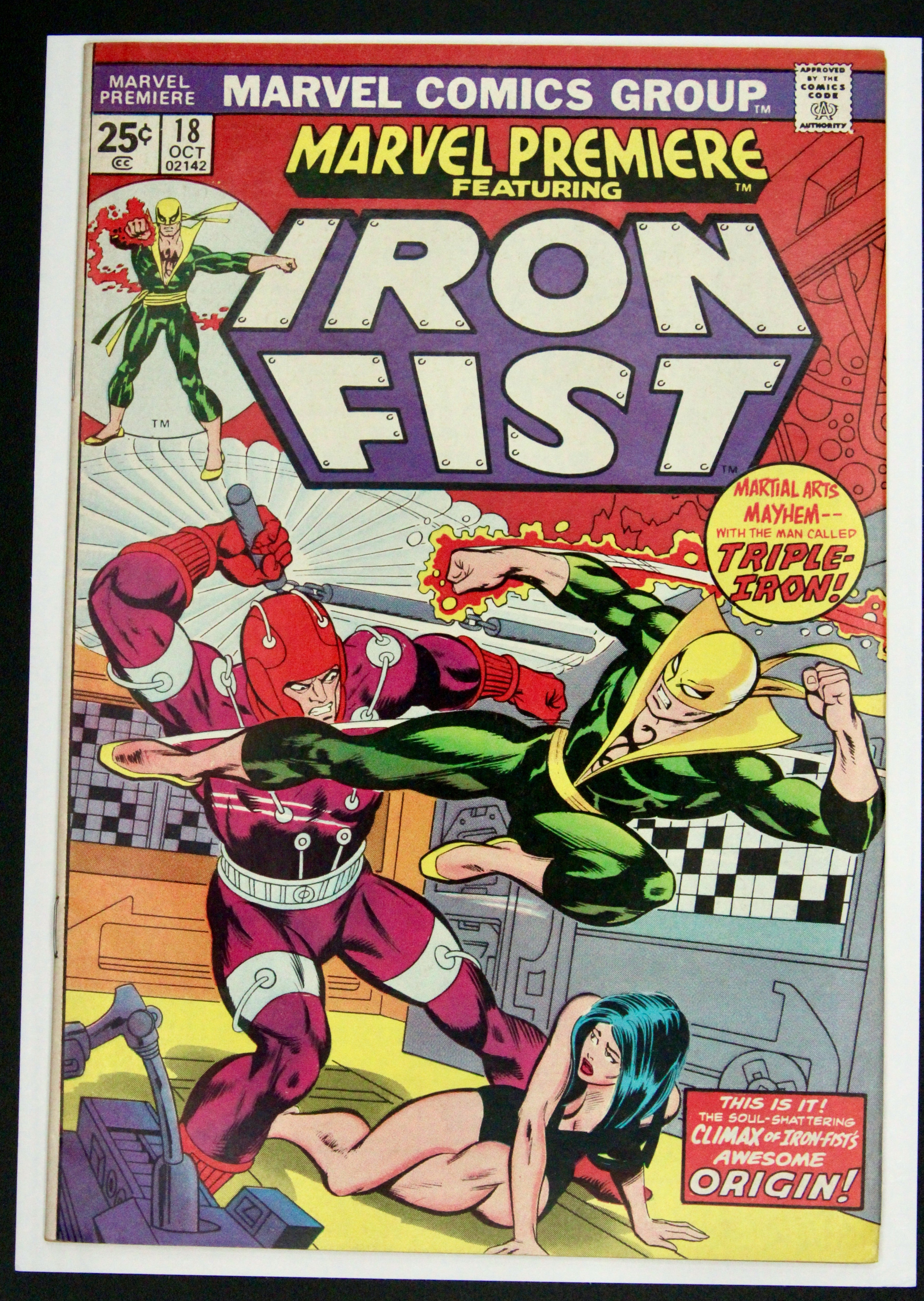 Marvel Premiere : Iron Fist #18 – Marvel (1974) VF+
