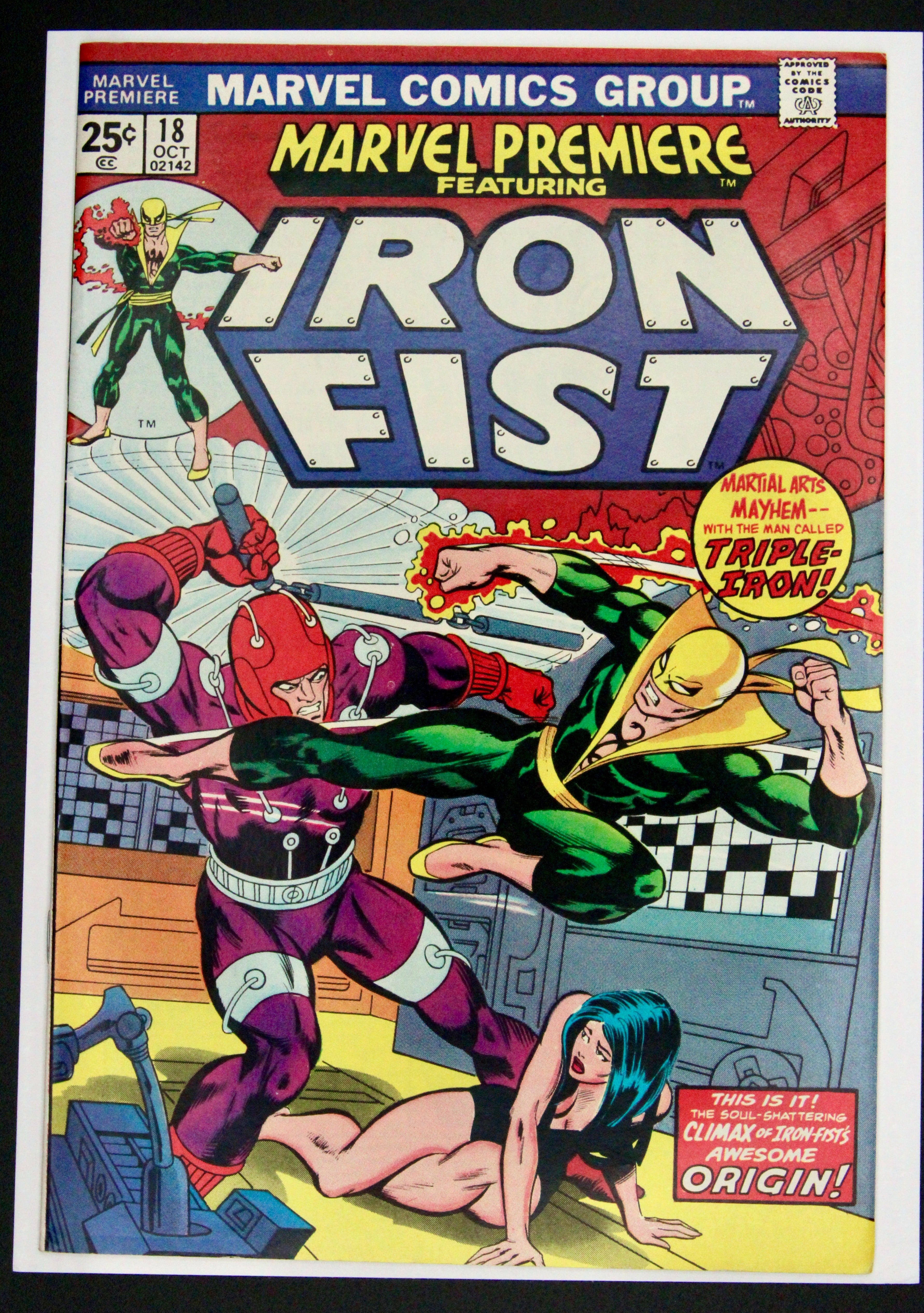 Marvel Premiere : Iron Fist #18 – Marvel (1974) VF+
