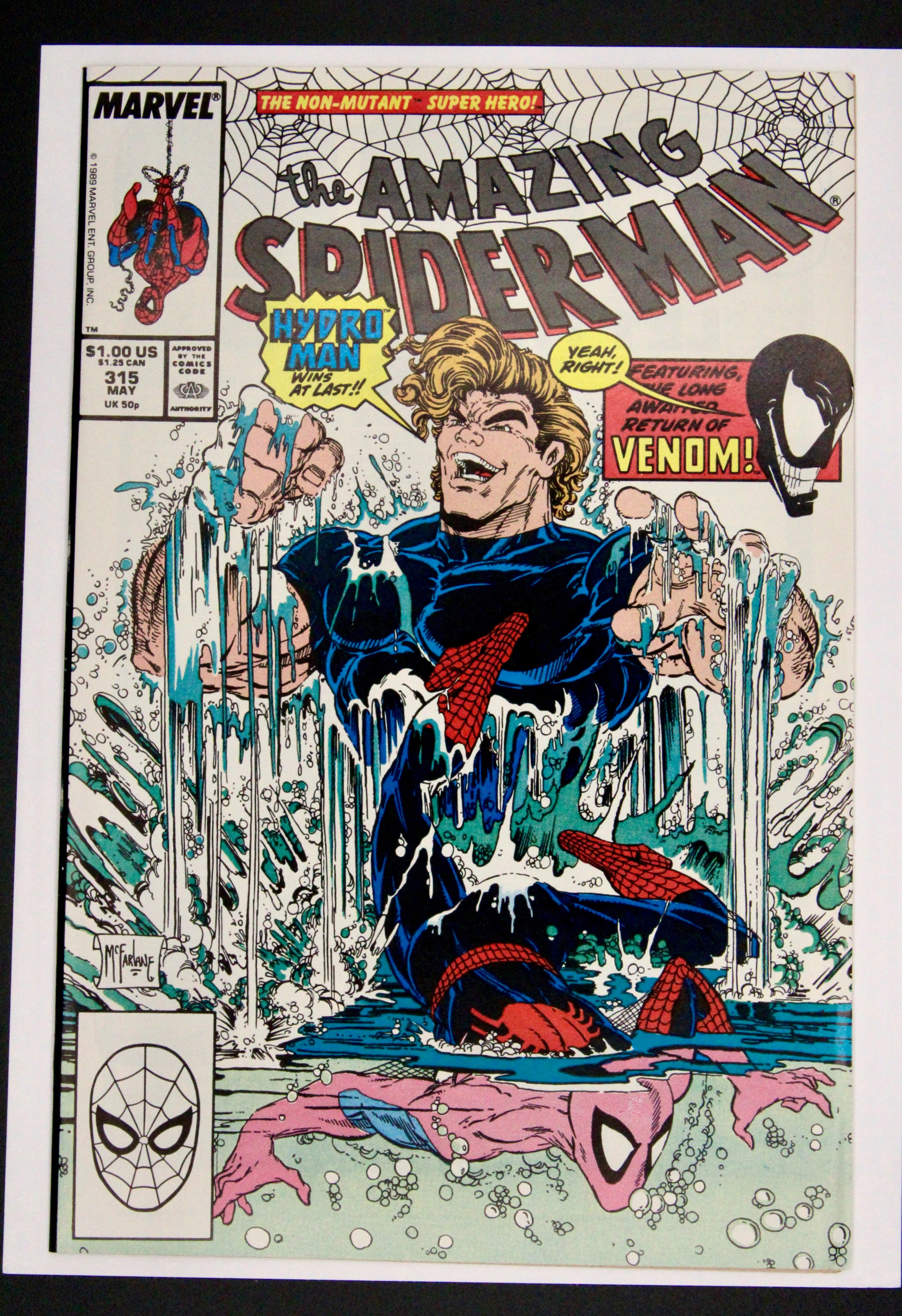 The Amazing Spider-Man #315 – Marvel (1989) 9.4 NM Todd McFarlane art