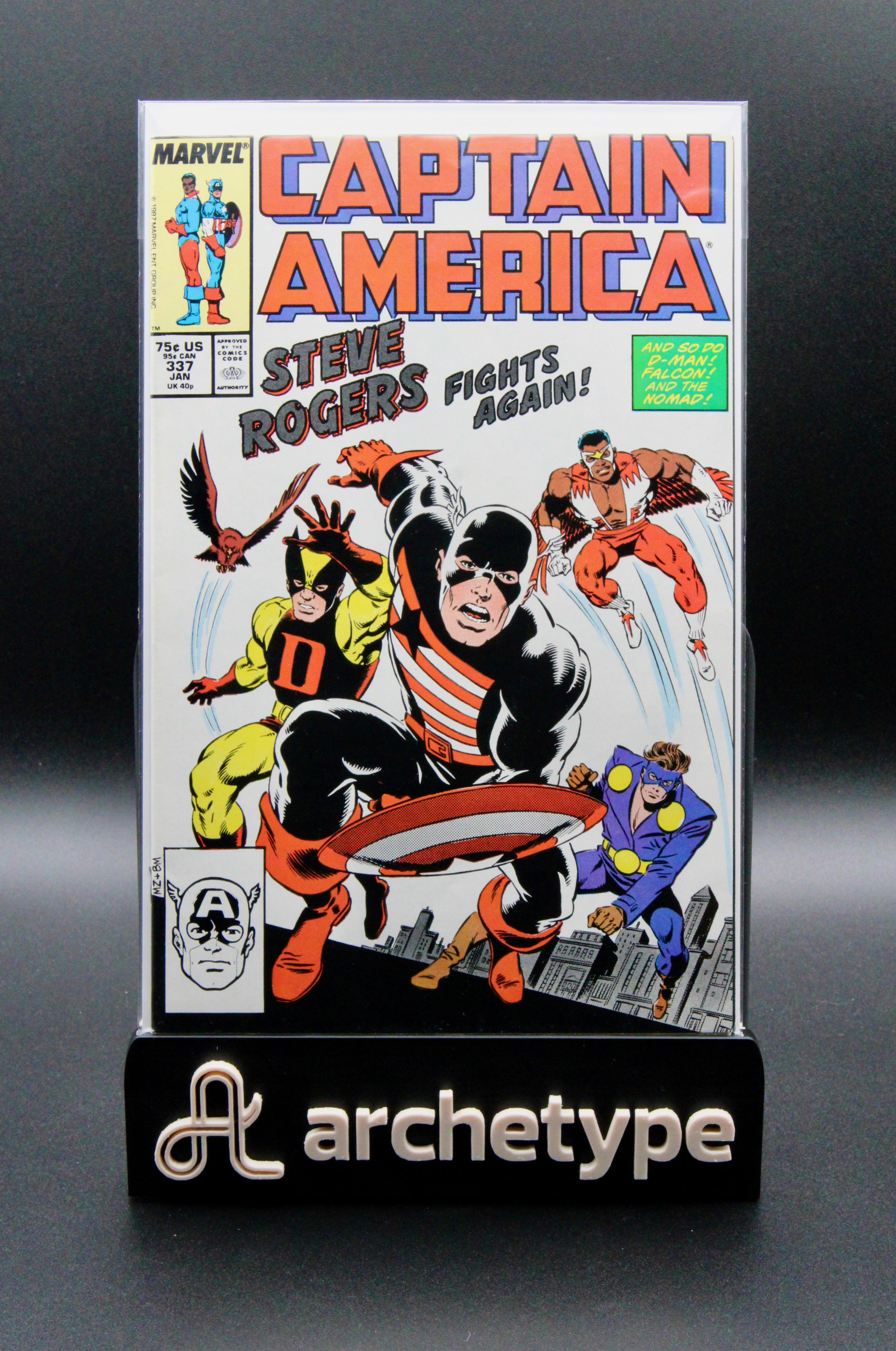 Captain America #337 – Marvel (1988) 1st App. The Captain
