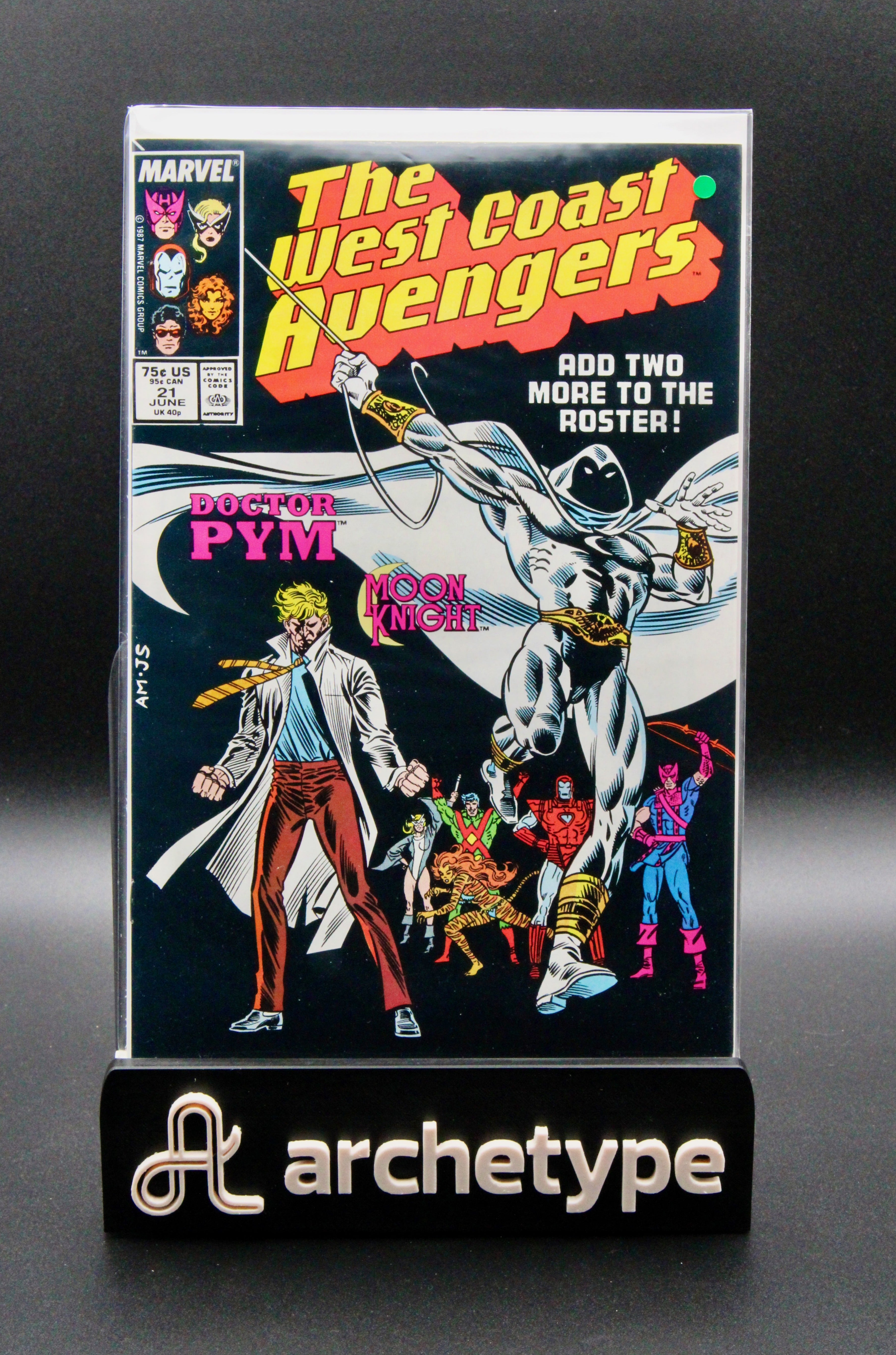 West Coast Avengers #21 – Marvel (1987) Moon Knight Joins Box16