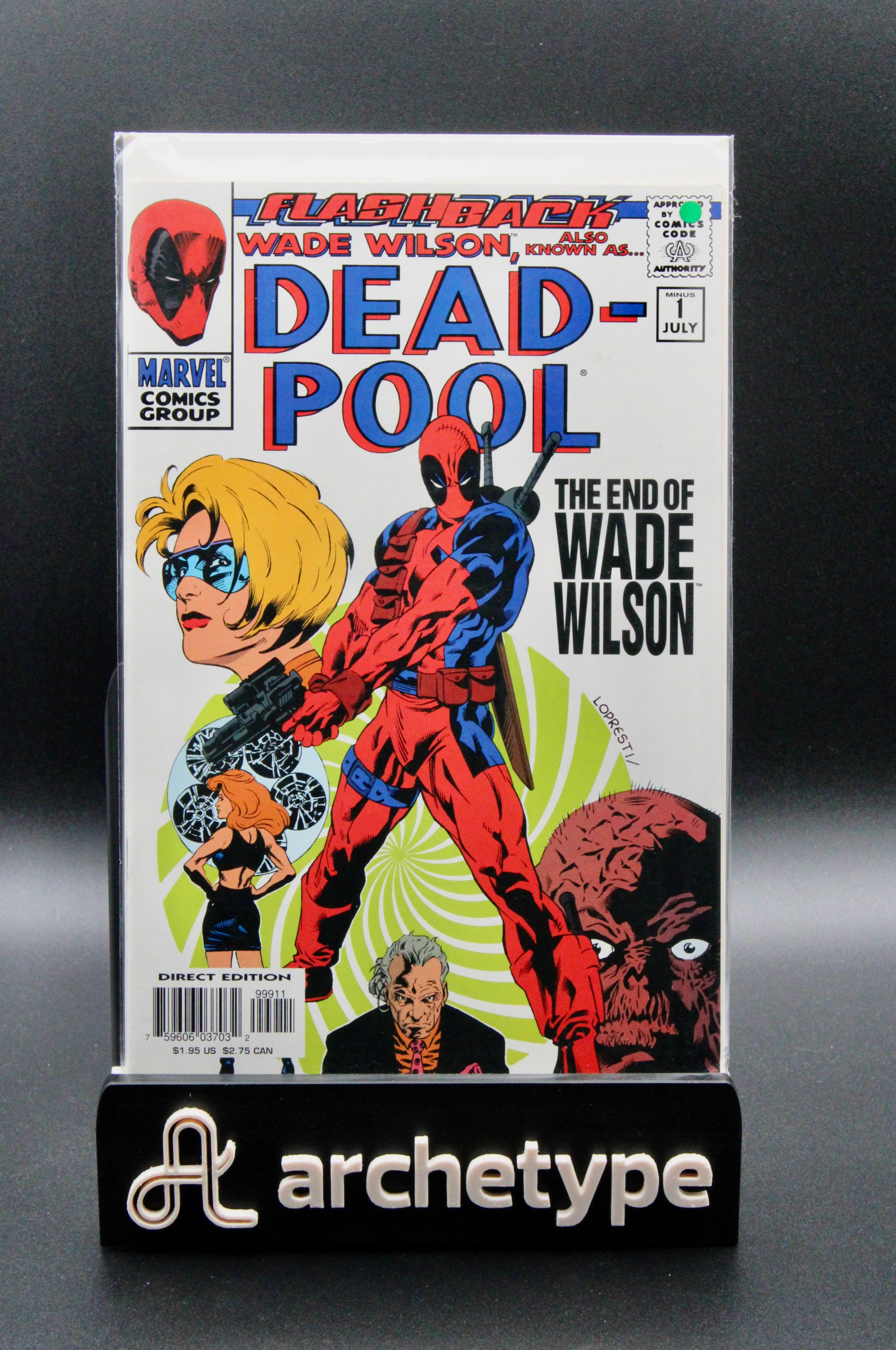Deadpool #-1 Marvel (1997) 9.4 NM Comic Book Origin Issue Key Deadpool Story
