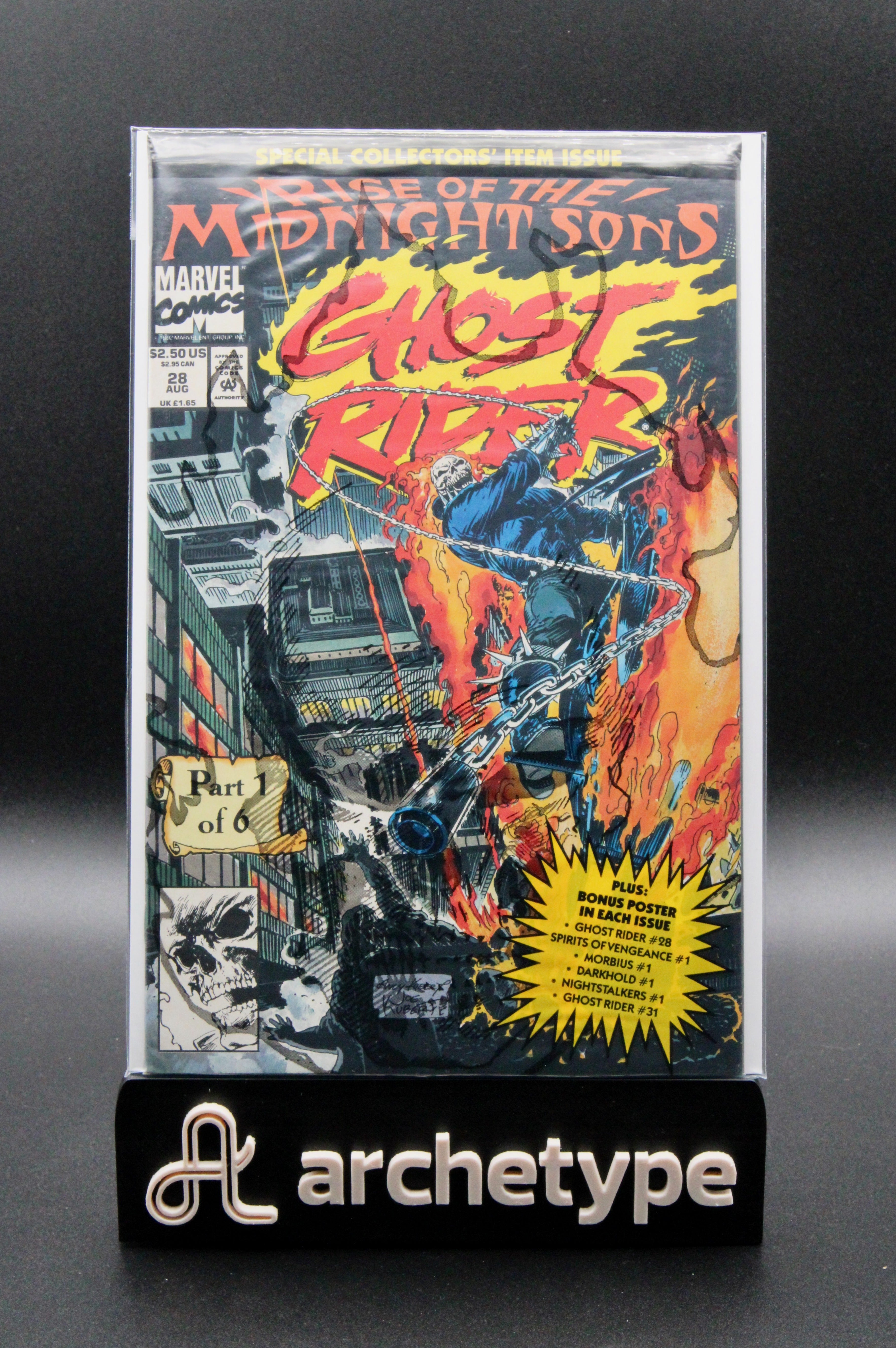 Ghost Rider #28 – Marvel (1992) Sealed 1st Midnight Sons Box16