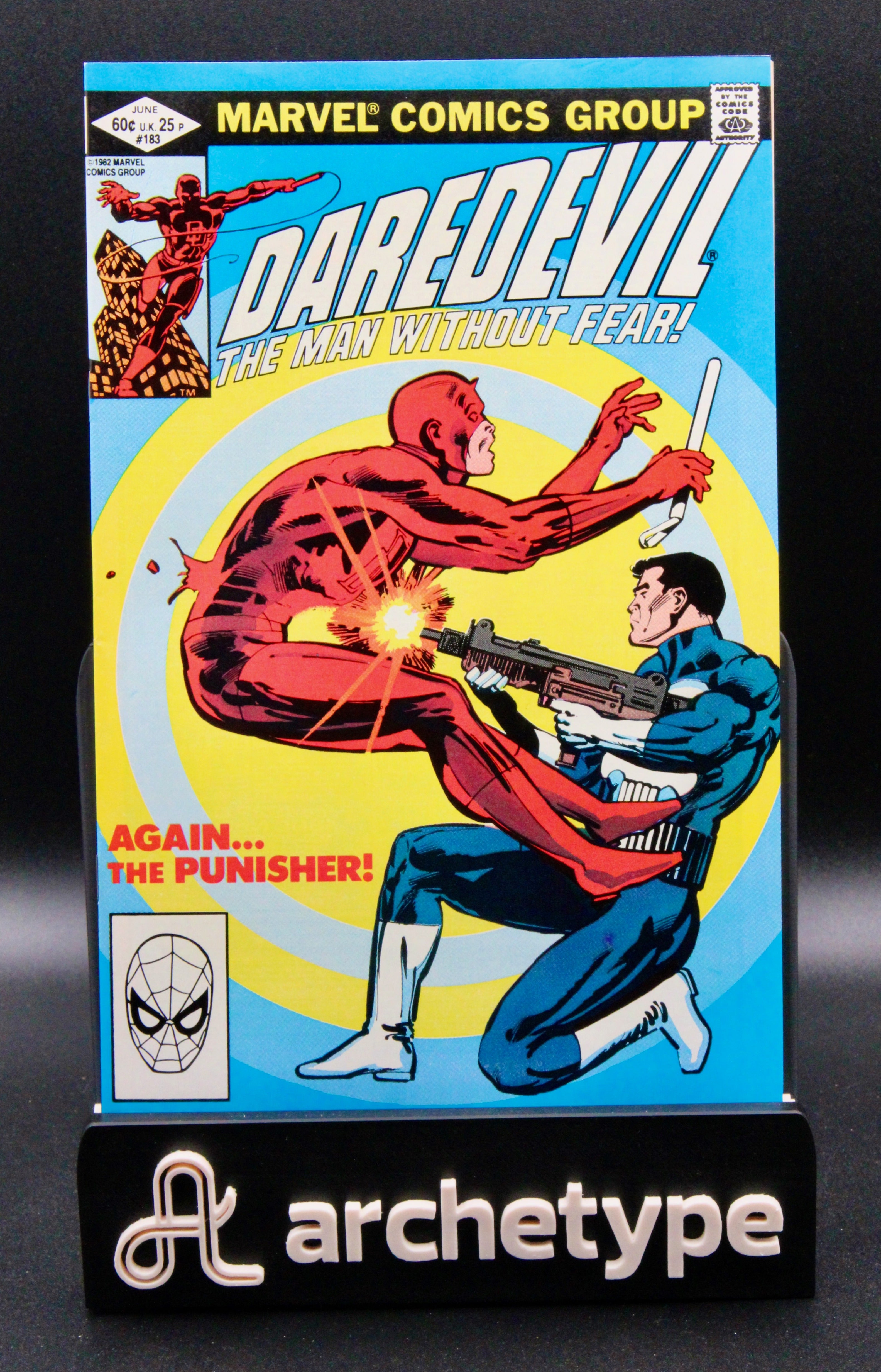 Daredevil #183 – Marvel (1982) VF+ Punisher Cover Miller