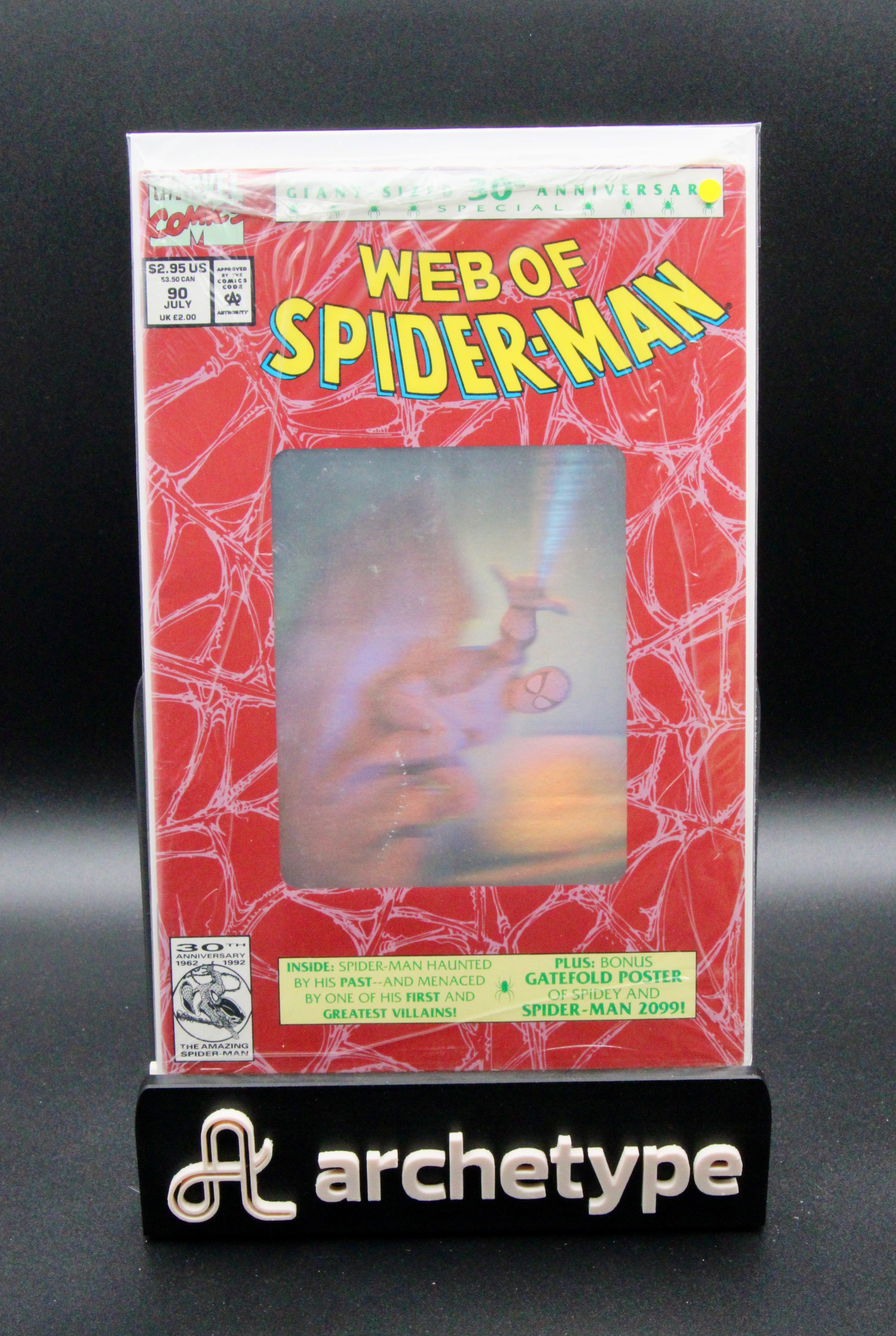 Web of Spider-Man #90 – Marvel (1992) Hologram Cover box18