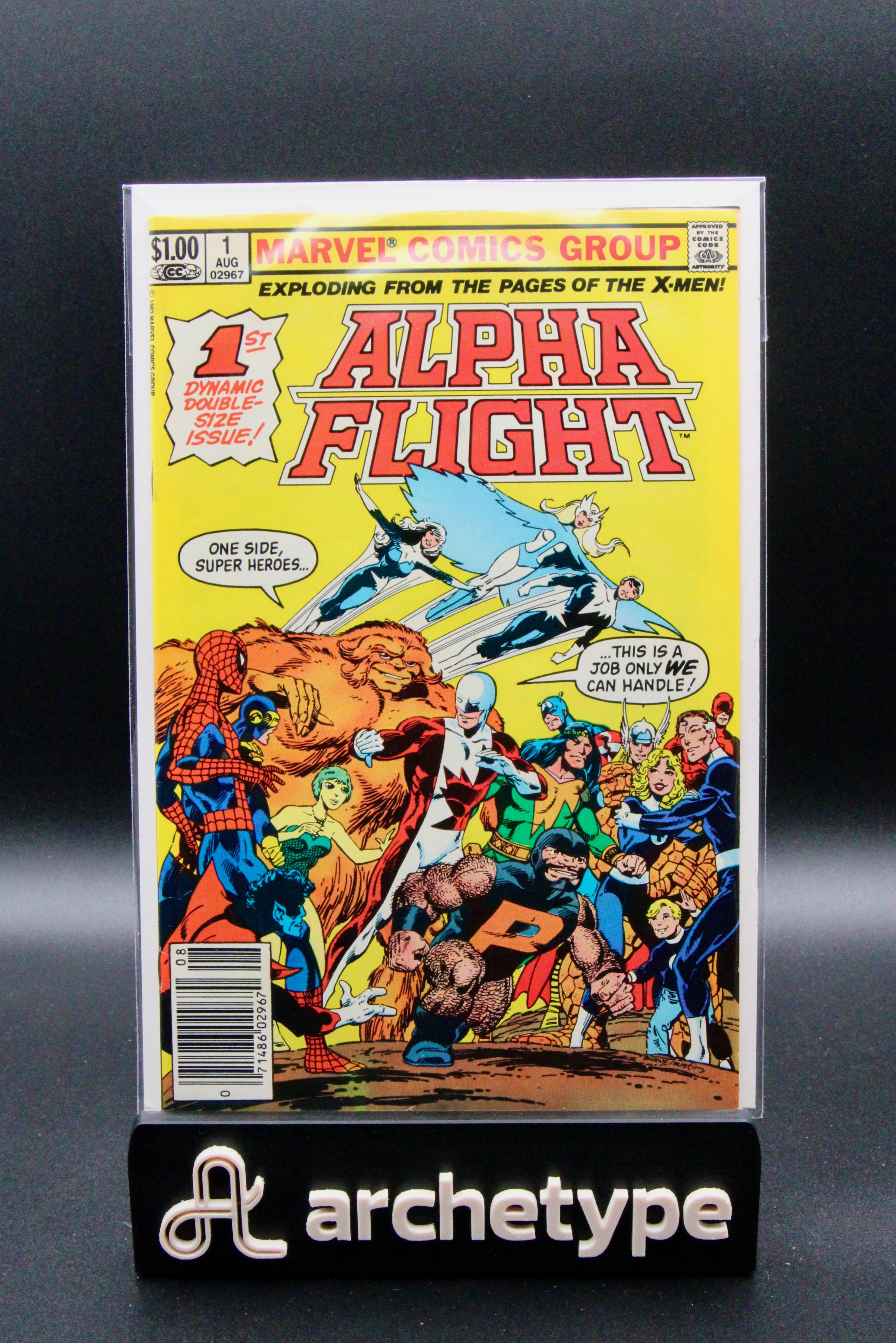 Alpha Flight #1 – Marvel (1983) Newsstand box19