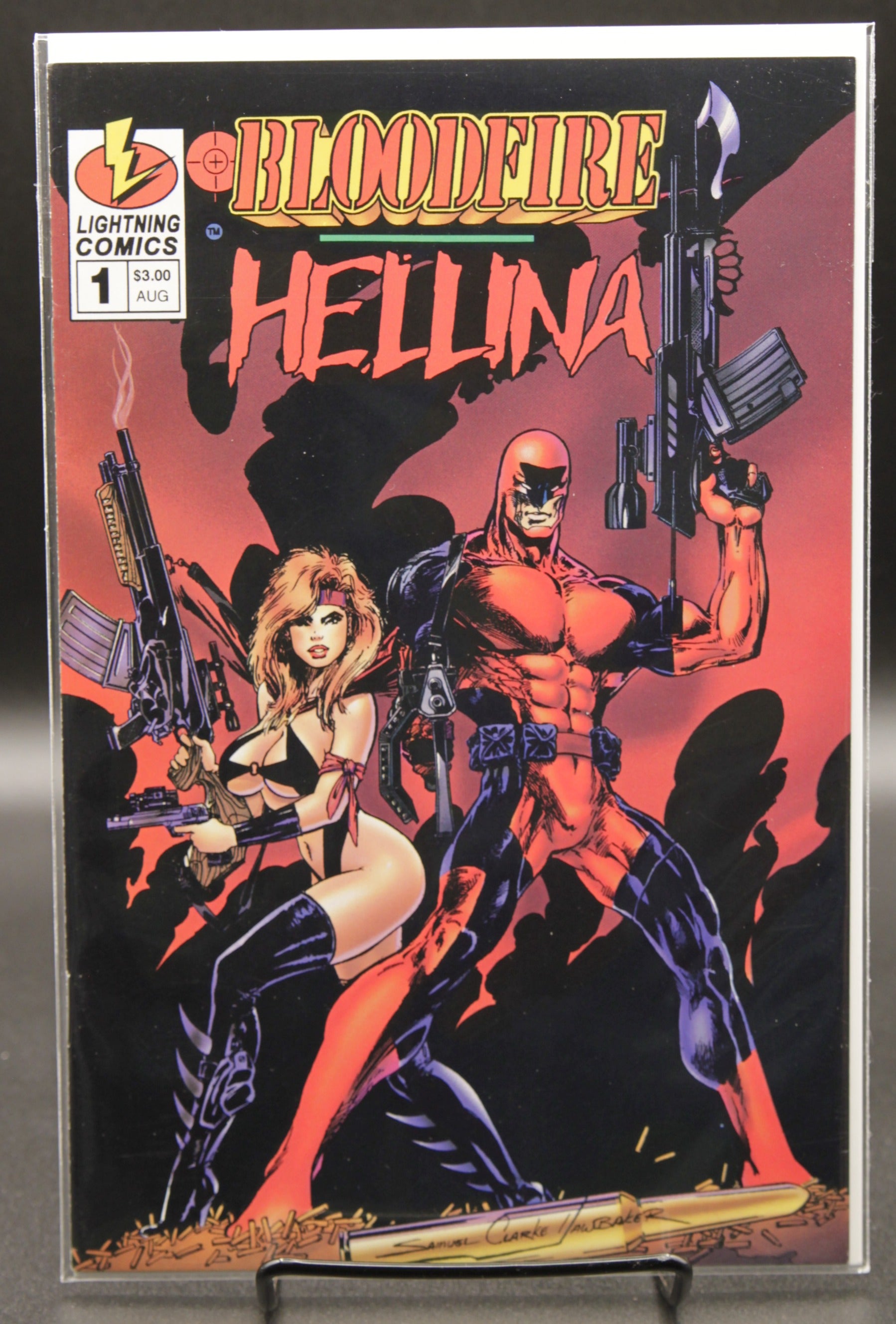 Bloodfire/Hellina : Common Enemy! #1 – Lightning Comics (1995)