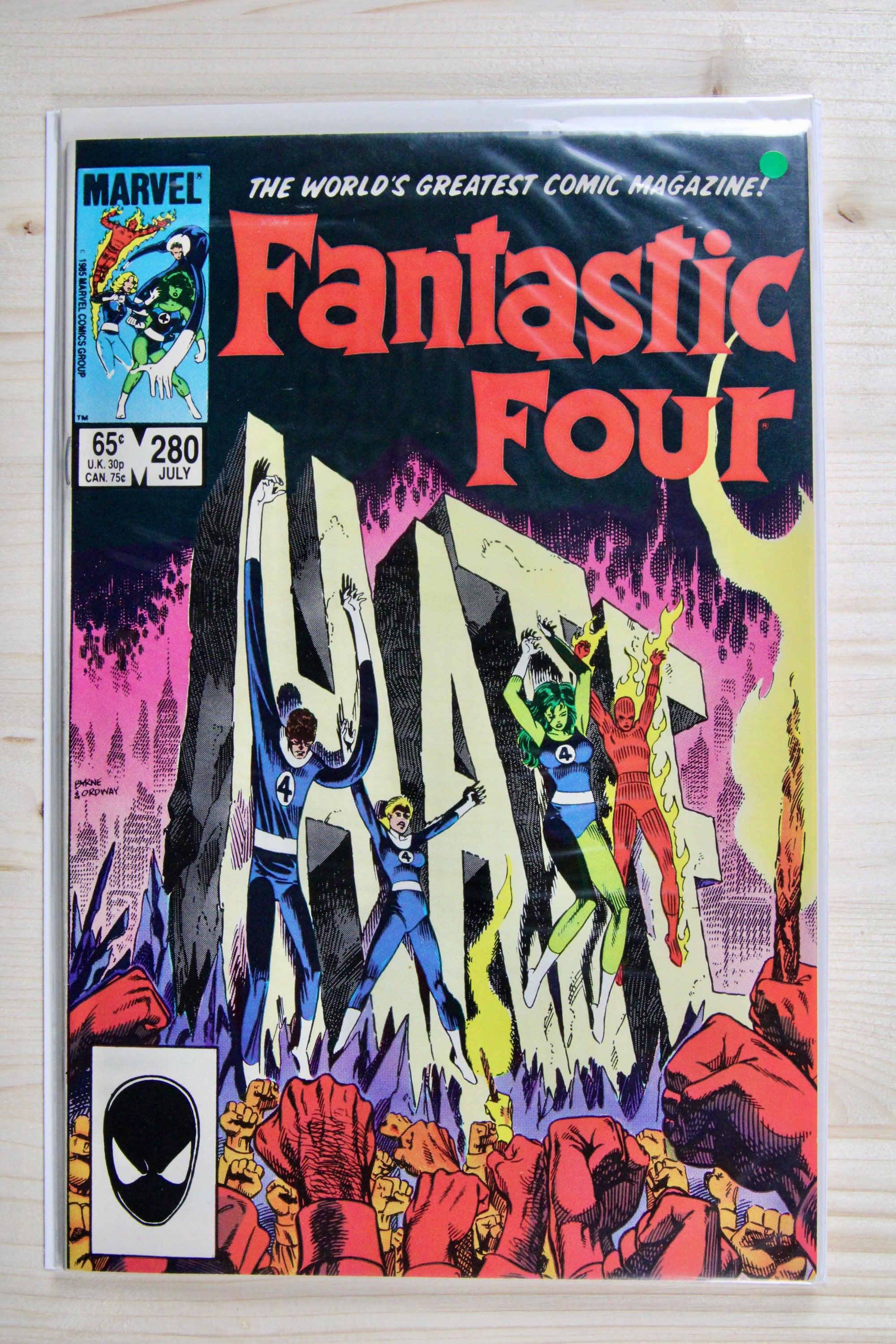 Fantastic Four #280 – Marvel (1985) 8.5 VF+ John Byrne story