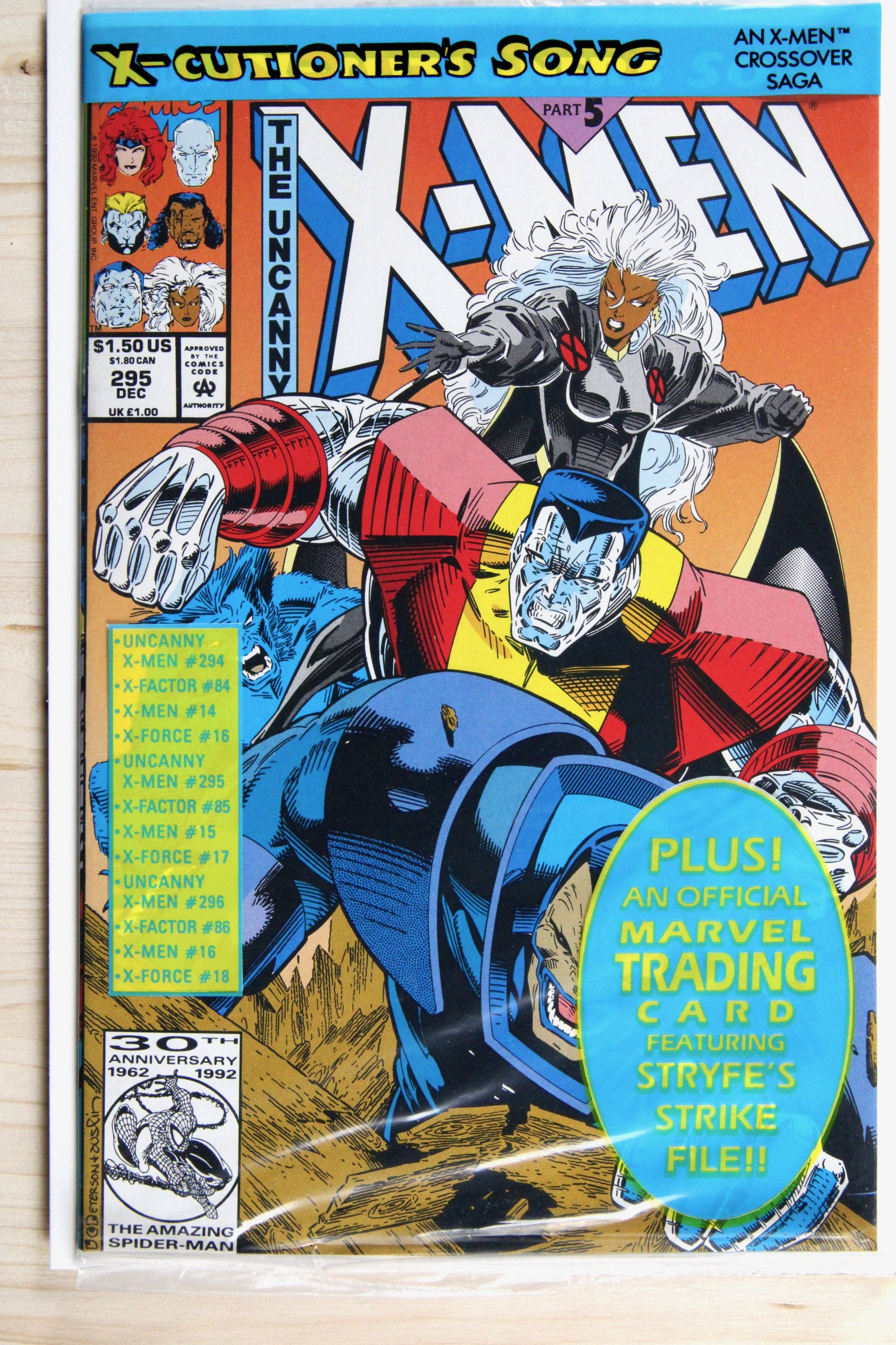 The Uncanny X-Men #295 – Marvel (1992) 9.0 VF/NM X-Cutioner's Song | Terry Austin cover
