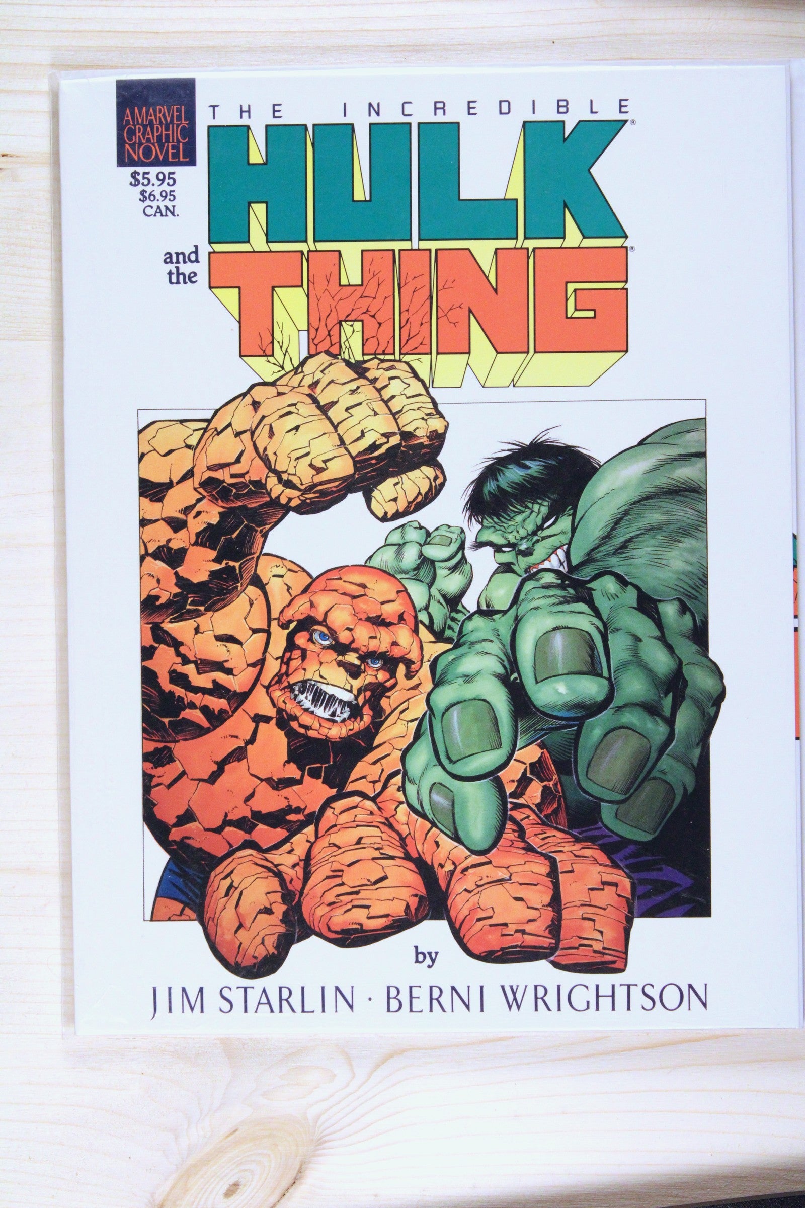 Marvel Graphic Novel #29 – Marvel (1987) 9.2 NM- The Incredible Hulk and the Thing